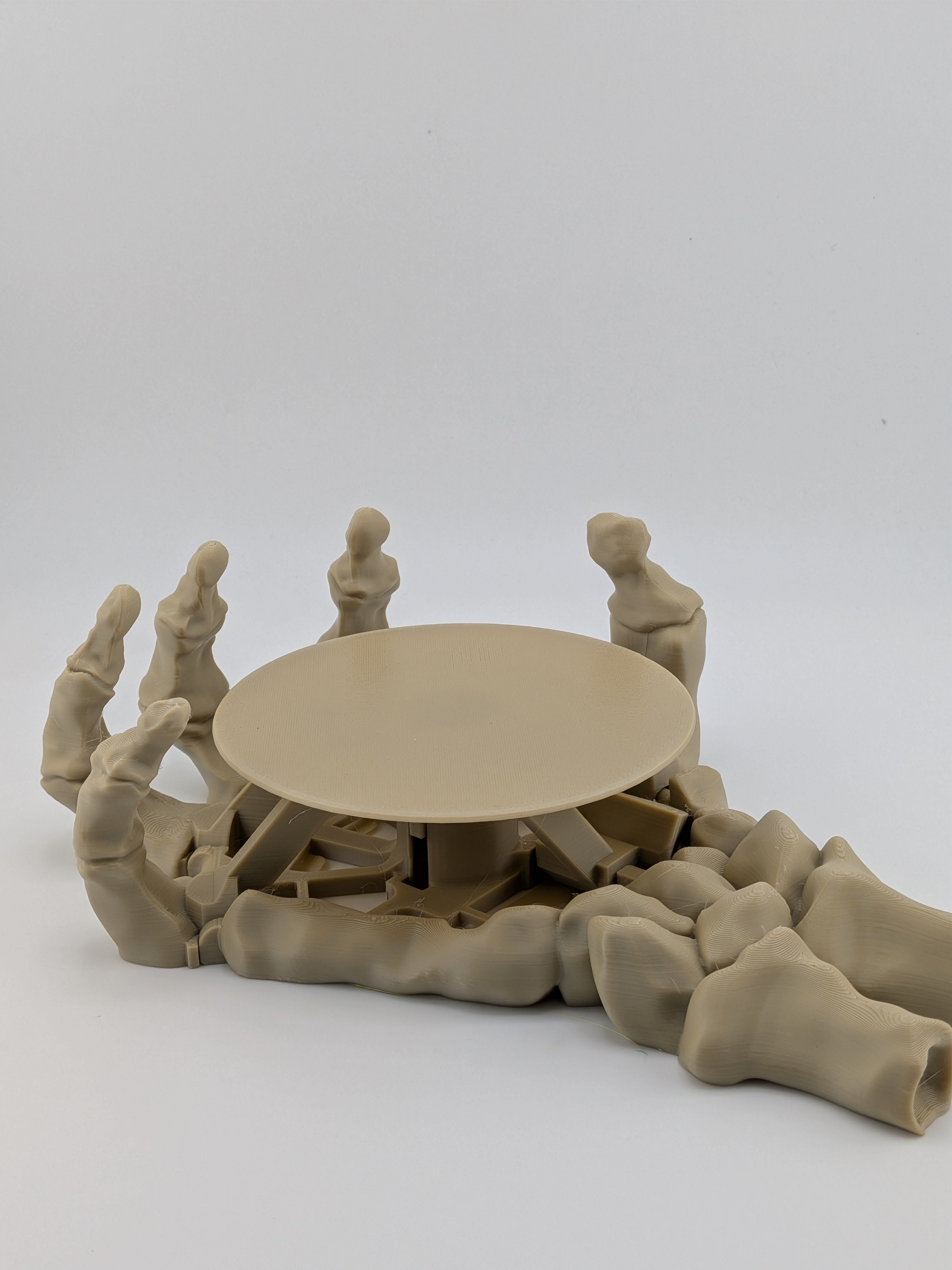 Skeleton Hand Self-Adjusting Coaster Kinetic Halloween Drink Holder