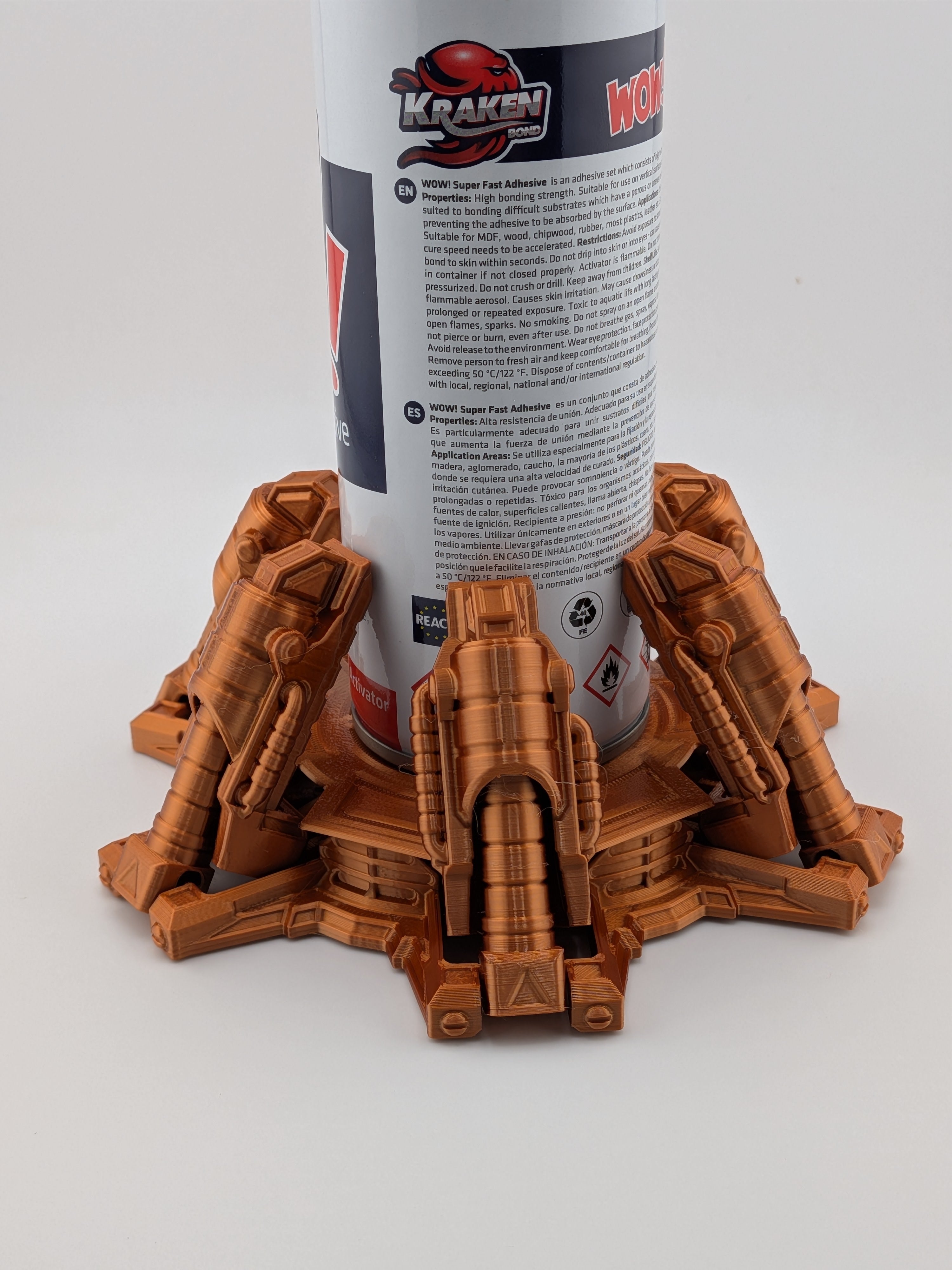 HEX-GRIP Self-Adjusting Coaster Kinetic Sci-Fi Mech Drink Holder
