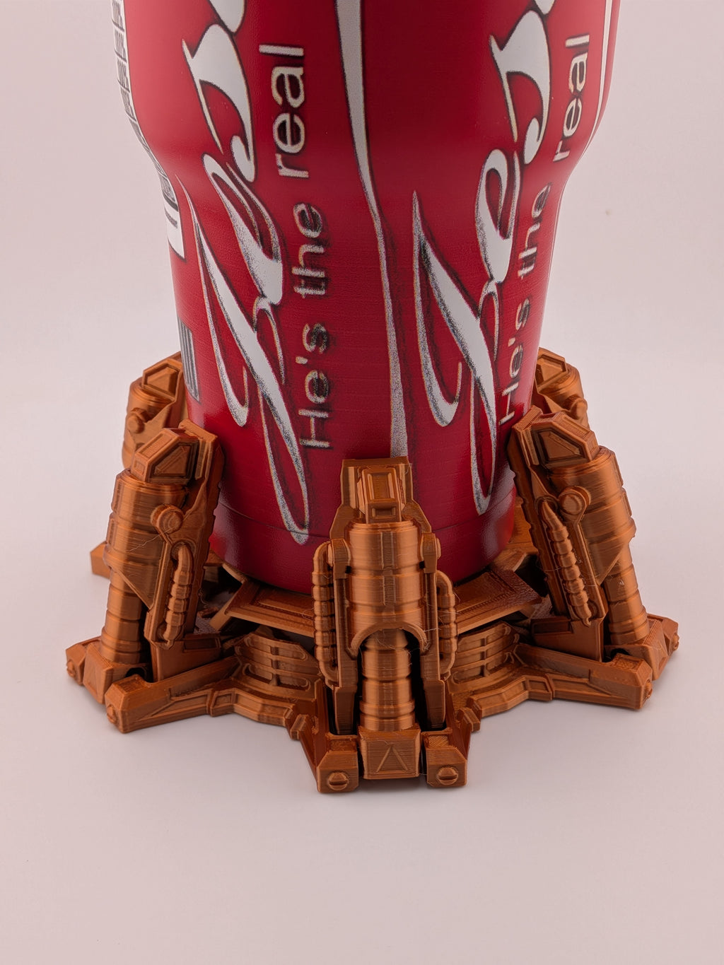HEX-GRIP Self-Adjusting Coaster Kinetic Sci-Fi Mech Drink Holder