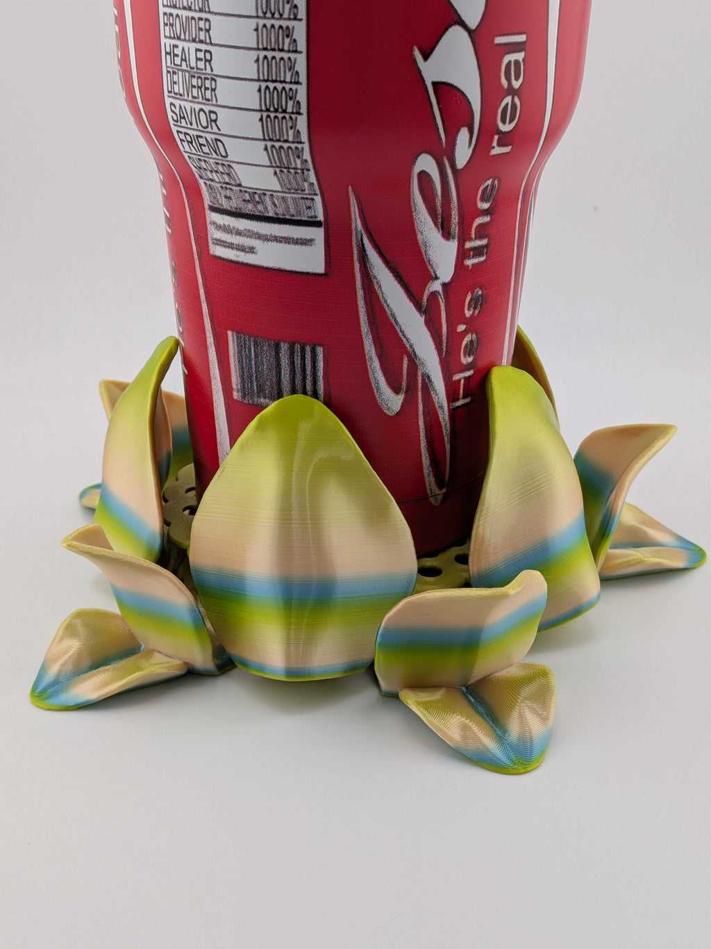 Flower Self-Adjusting Coaster Blooming Water Lily Kinetic Drink Holder