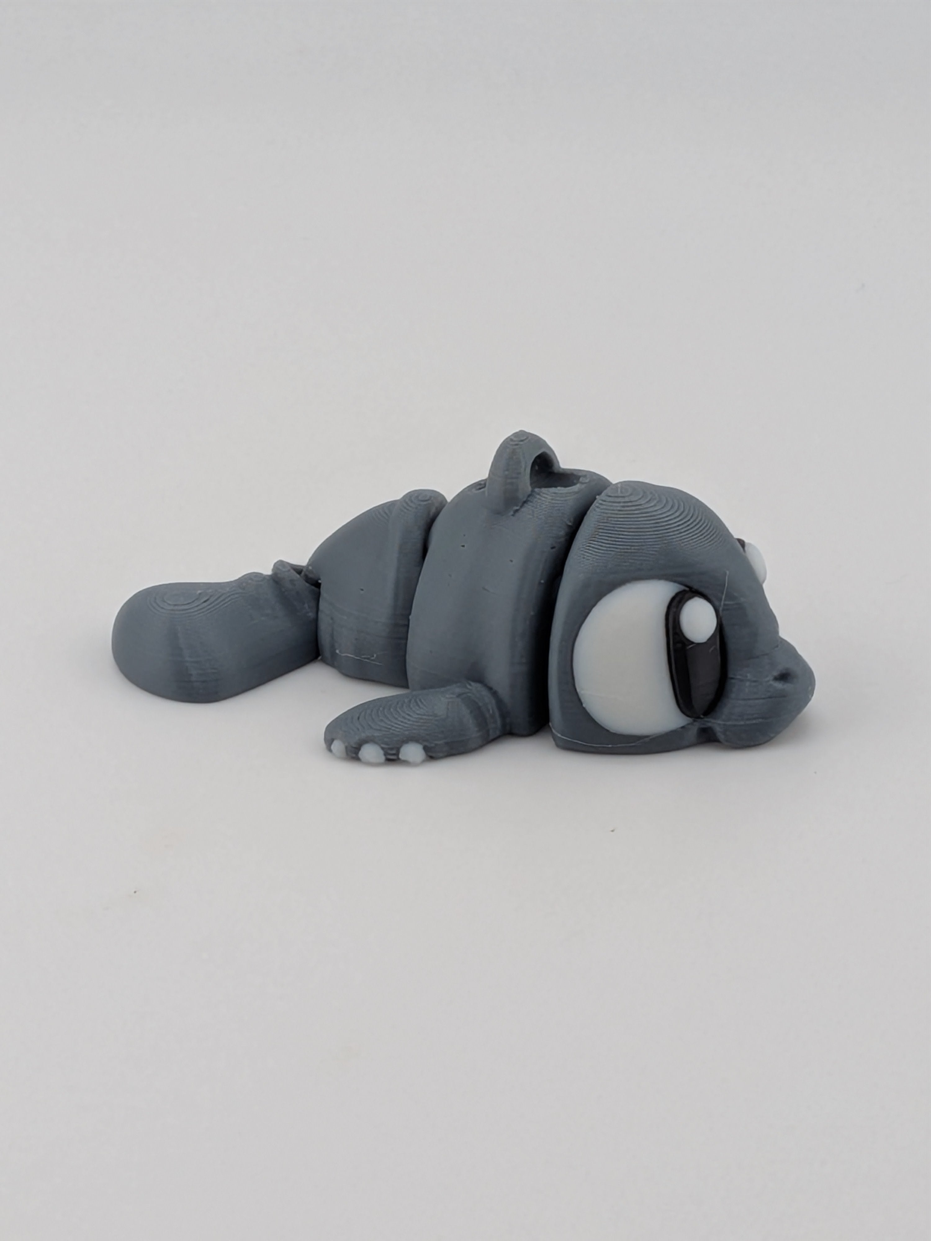 Articulated Manatee Keychain Buddy Cute Flexi Sea Cow Bag Charm