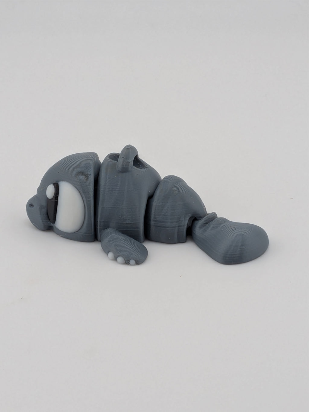 Articulated Manatee Keychain Buddy Cute Flexi Sea Cow Bag Charm