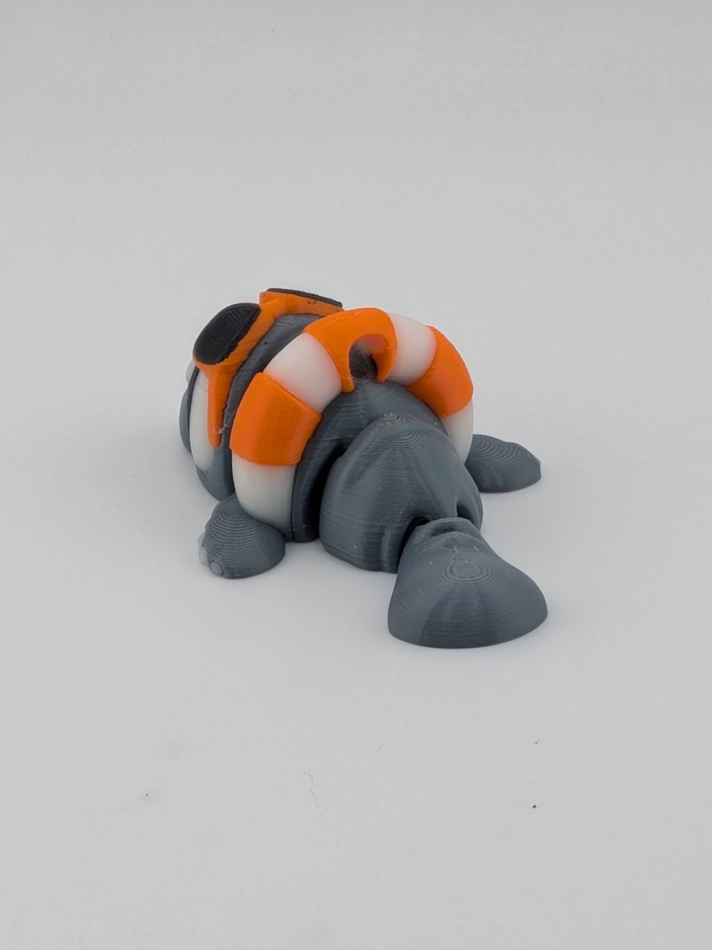 Articulated Manatee Keychain Buddy Cute Flexi Sea Cow Bag Charm