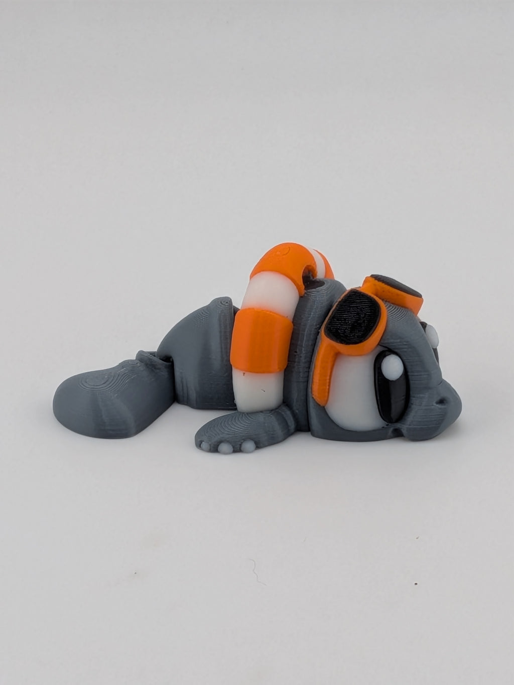 Articulated Manatee Keychain Buddy Cute Flexi Sea Cow Bag Charm