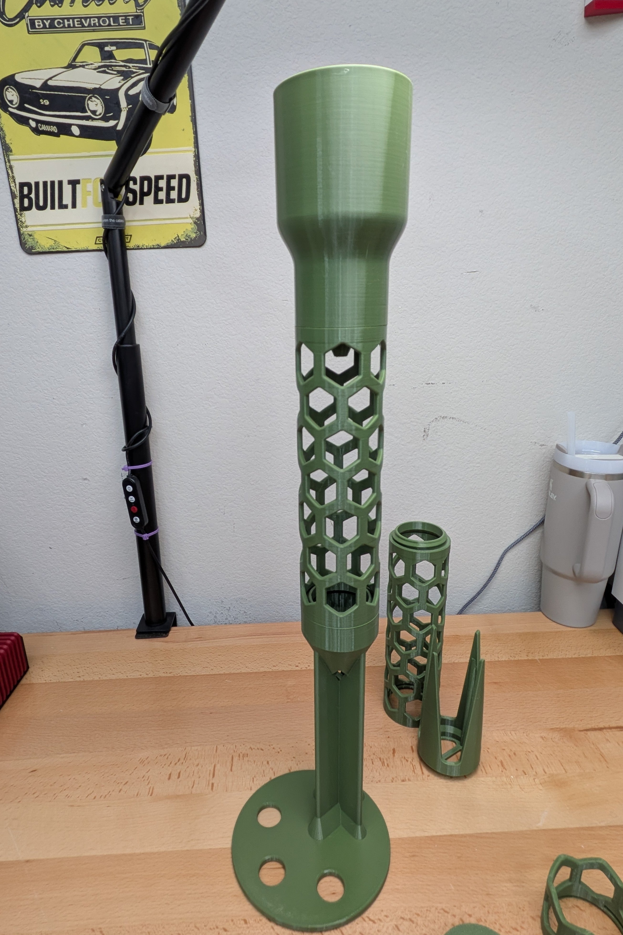 Modular Moss Pole System 2 Inch PETG Self Watering Monstera Plant Trellis