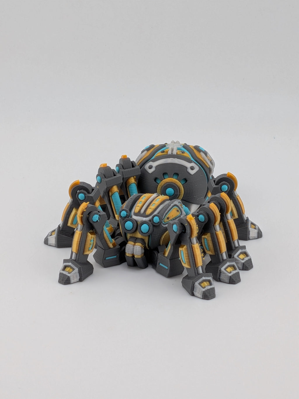 Articulated Cyber Spider Mech Robot 3D Printed Sci-Fi Flexi Toy