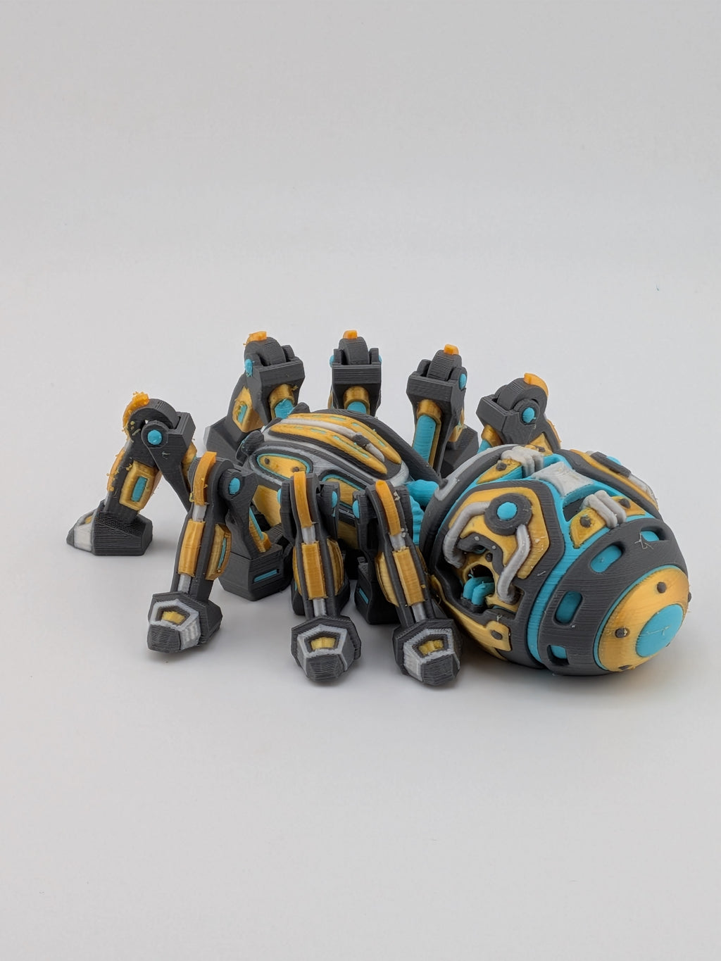 Articulated Cyber Spider Mech Robot 3D Printed Sci-Fi Flexi Toy