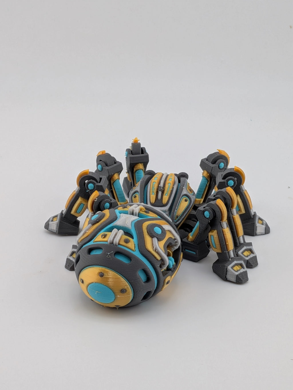 Articulated Cyber Spider Mech Robot 3D Printed Sci-Fi Flexi Toy