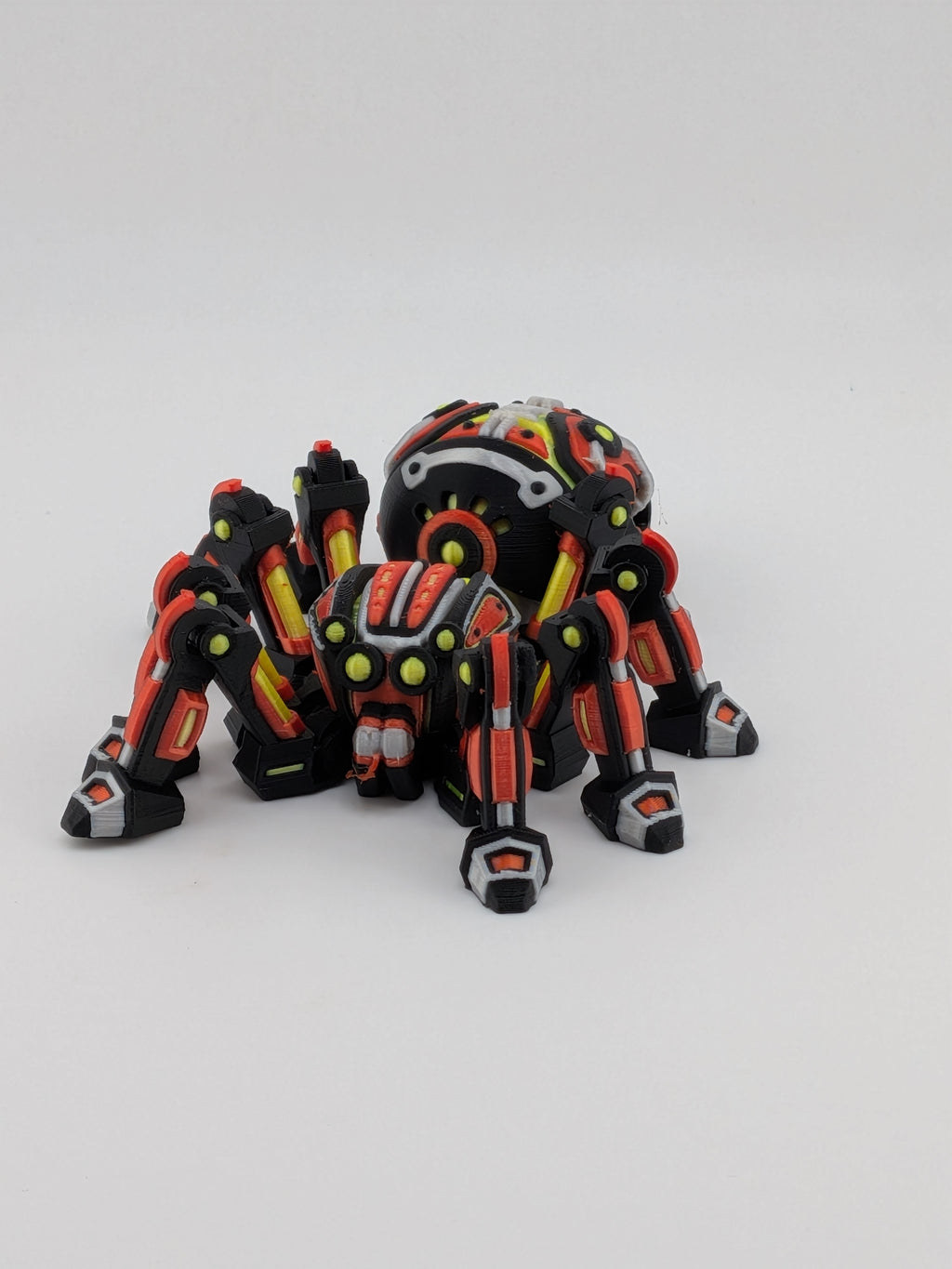 Articulated Cyber Spider Mech Robot 3D Printed Sci-Fi Flexi Toy