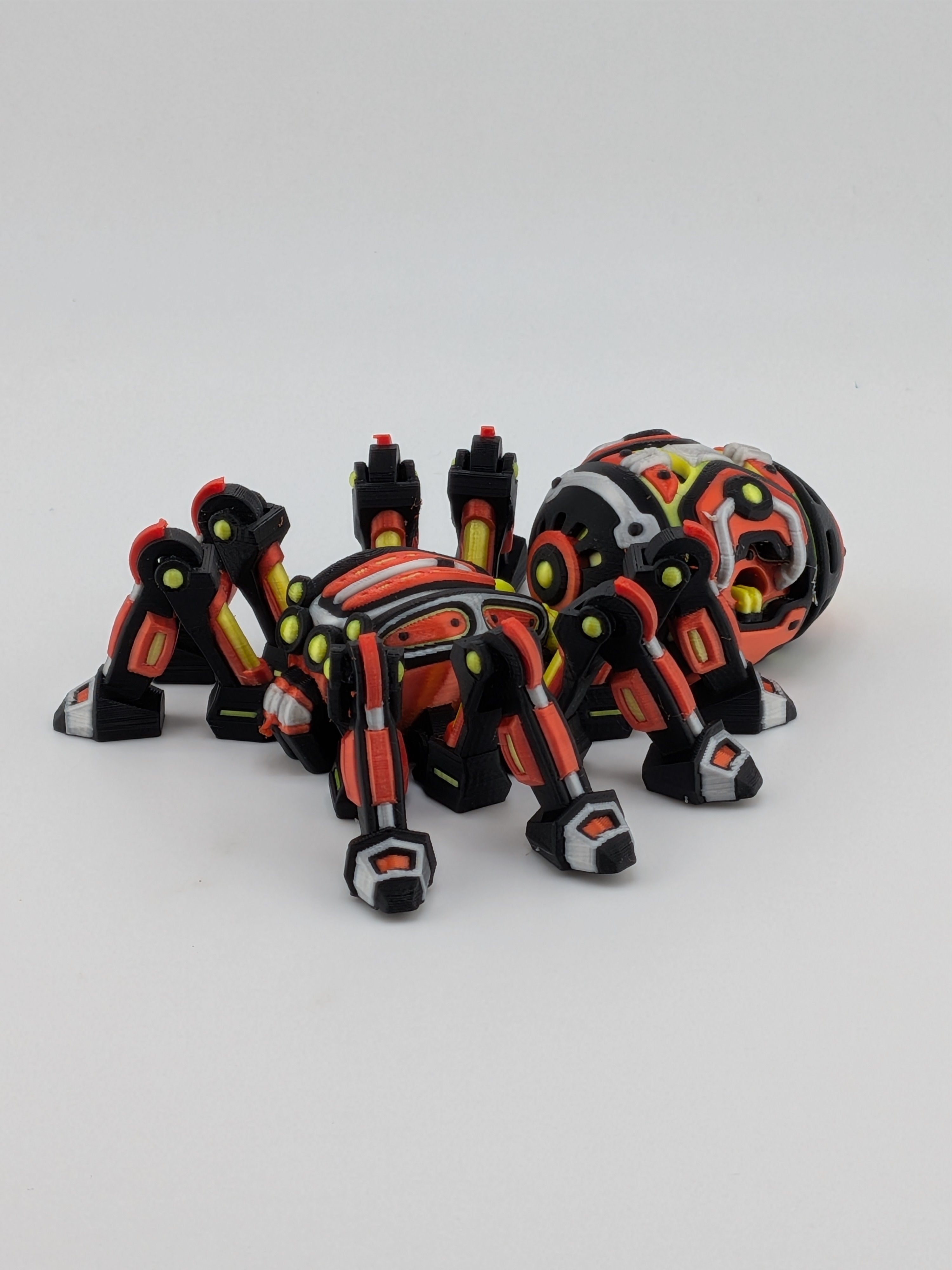 Articulated Cyber Spider Mech Robot 3D Printed Sci-Fi Flexi Toy