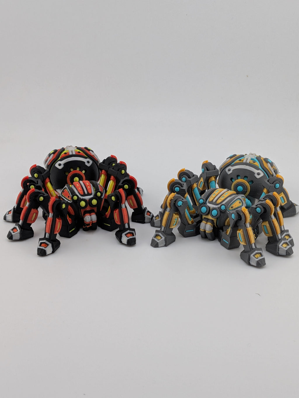 Articulated Cyber Spider Mech Robot 3D Printed Sci-Fi Flexi Toy