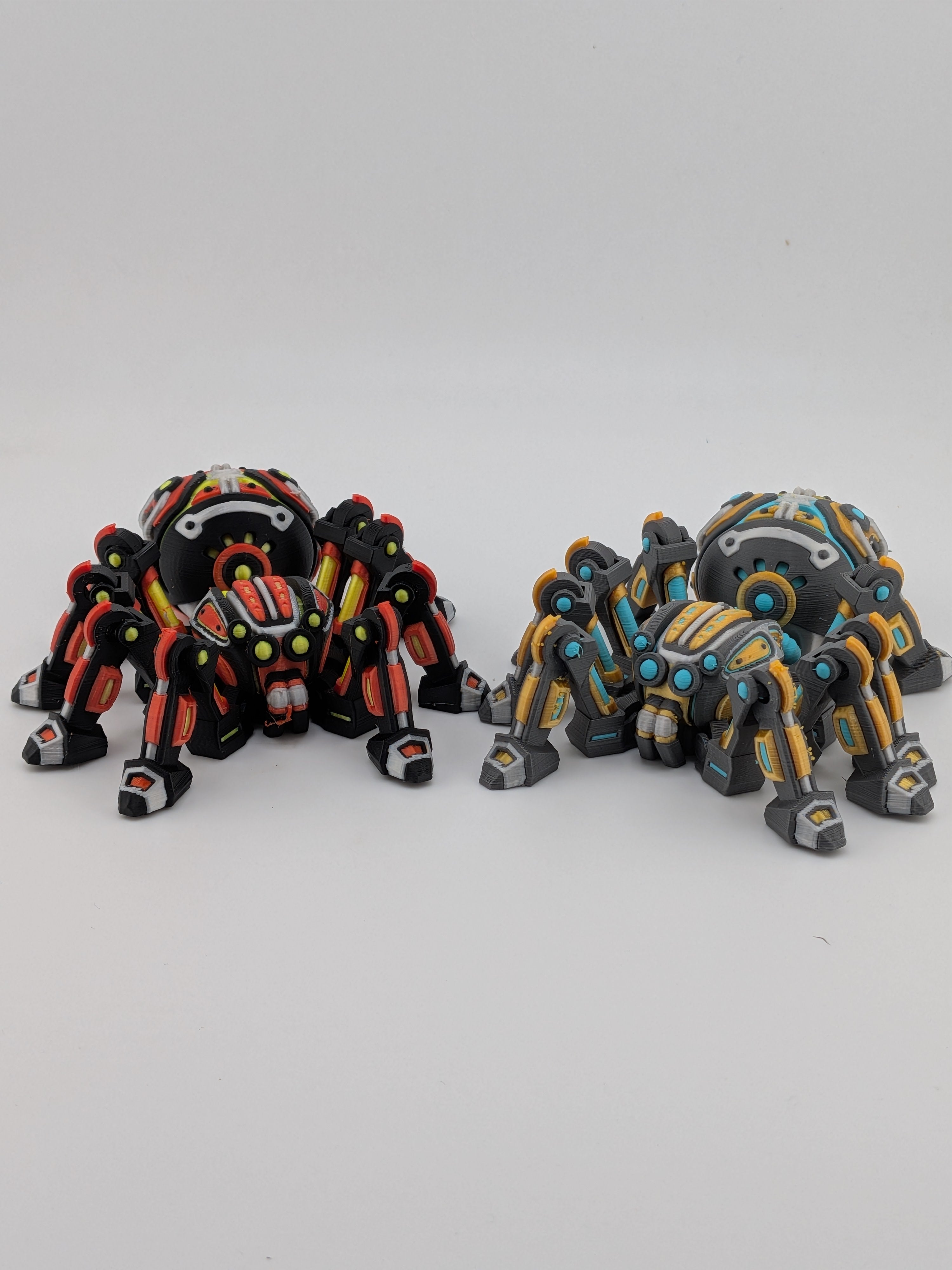Articulated Cyber Spider Mech Robot 3D Printed Sci-Fi Flexi Toy