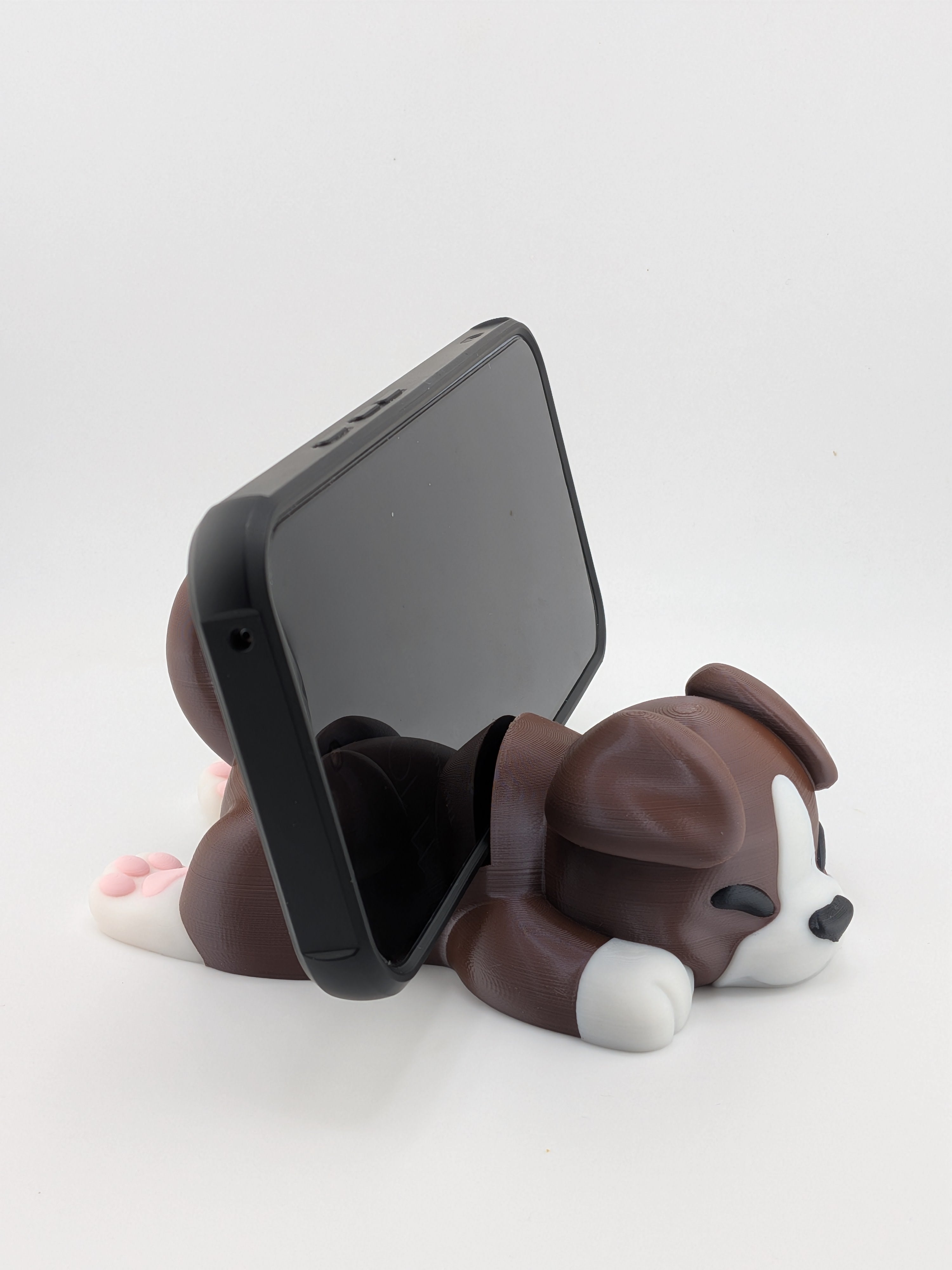 Dog Phone Holder Desk Pet Stand Cute Smartphone Dock Fit