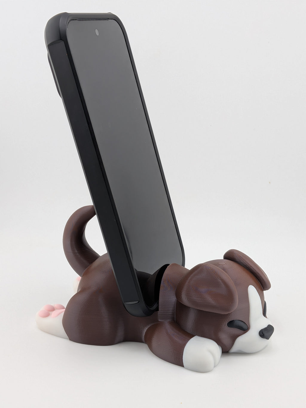 Dog Phone Holder Desk Pet Stand Cute Smartphone Dock Fit