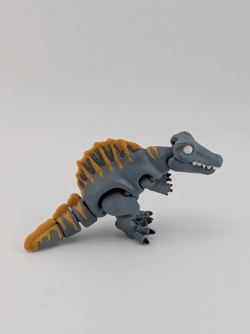 Mini Flexi Spinosaurus Dinosaur Articulated Fidget Figurine 4 Inch
