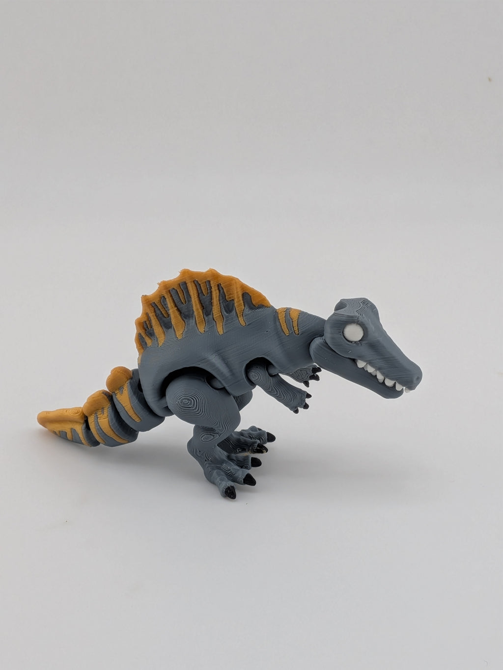 Mini Flexi Spinosaurus Dinosaur Articulated Fidget Figurine 4 Inch