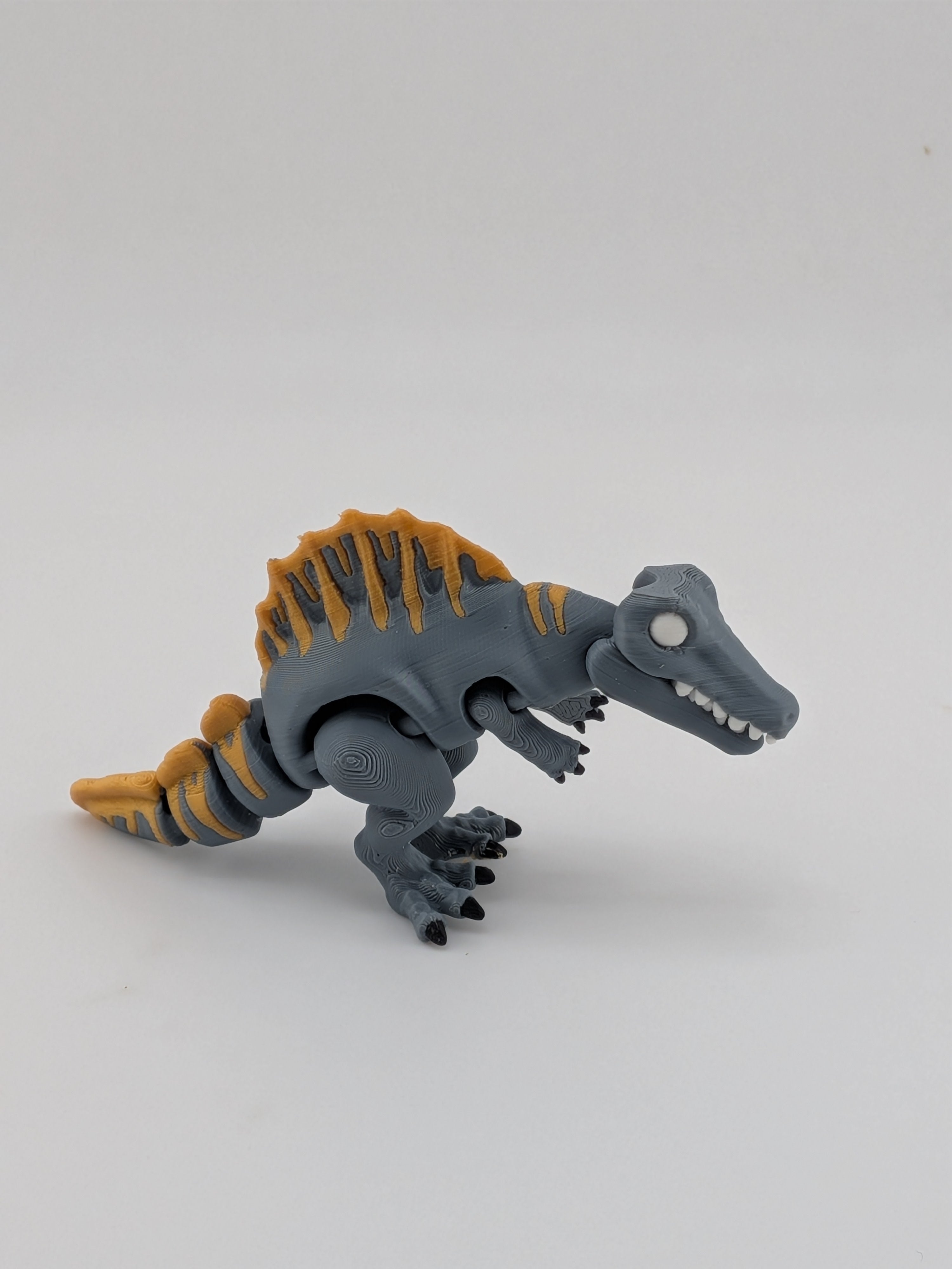 Mini Flexi Spinosaurus Dinosaur Articulated Fidget Figurine 4 Inch