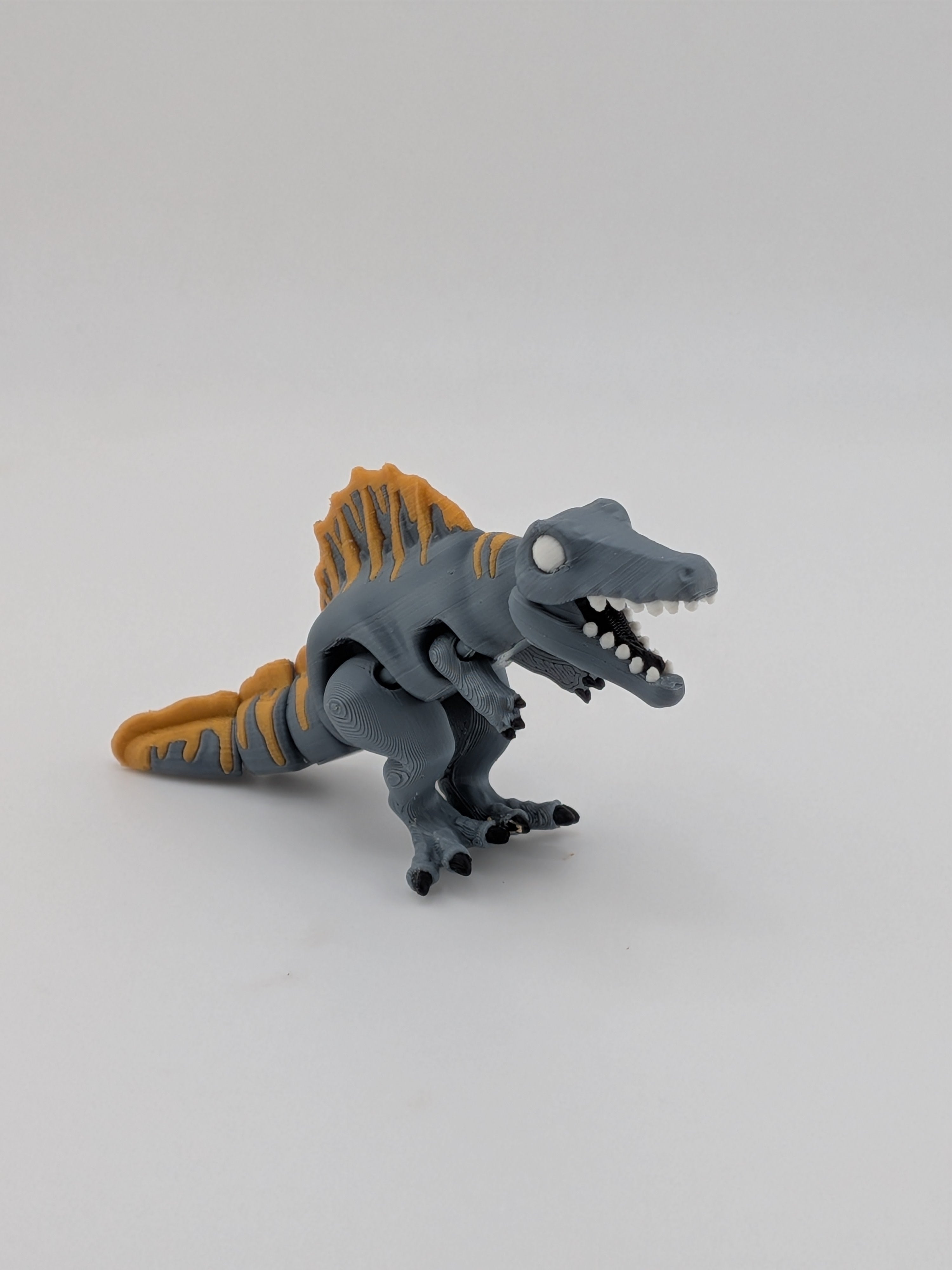 Mini Flexi Spinosaurus Dinosaur Articulated Fidget Figurine 4 Inch