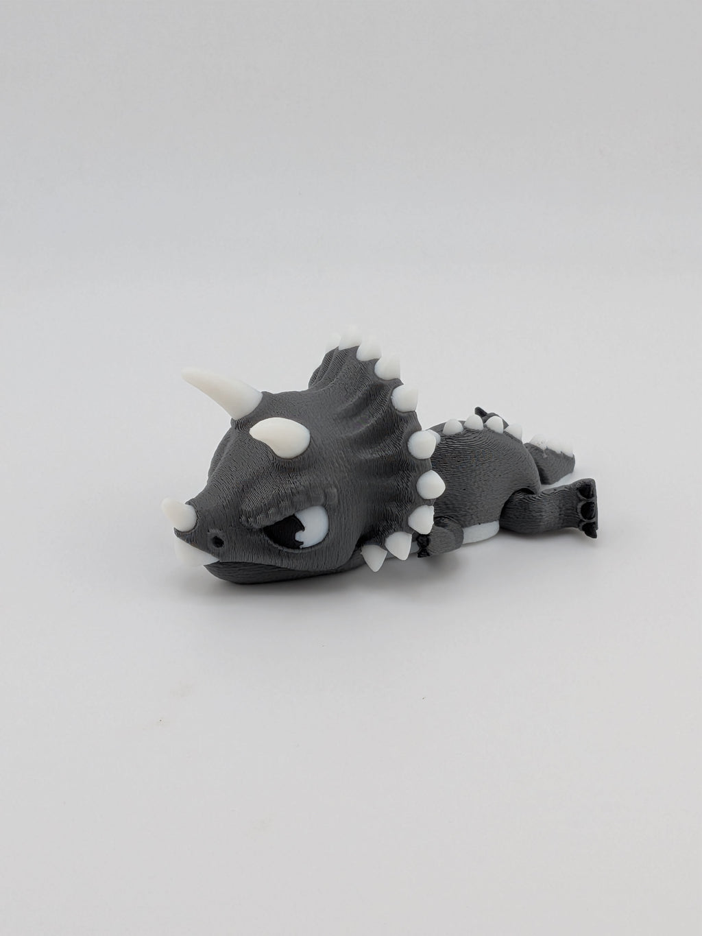 Snap Bite Articulated Animal Fidget Toy Shark Dragon Triceratops Clip