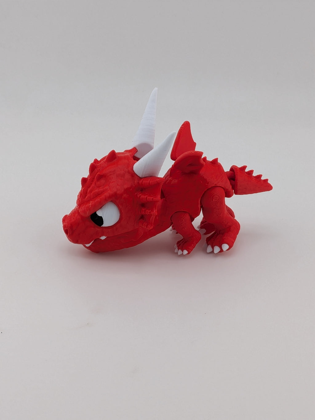 Snap Bite Articulated Animal Fidget Toy Shark Dragon Triceratops Clip