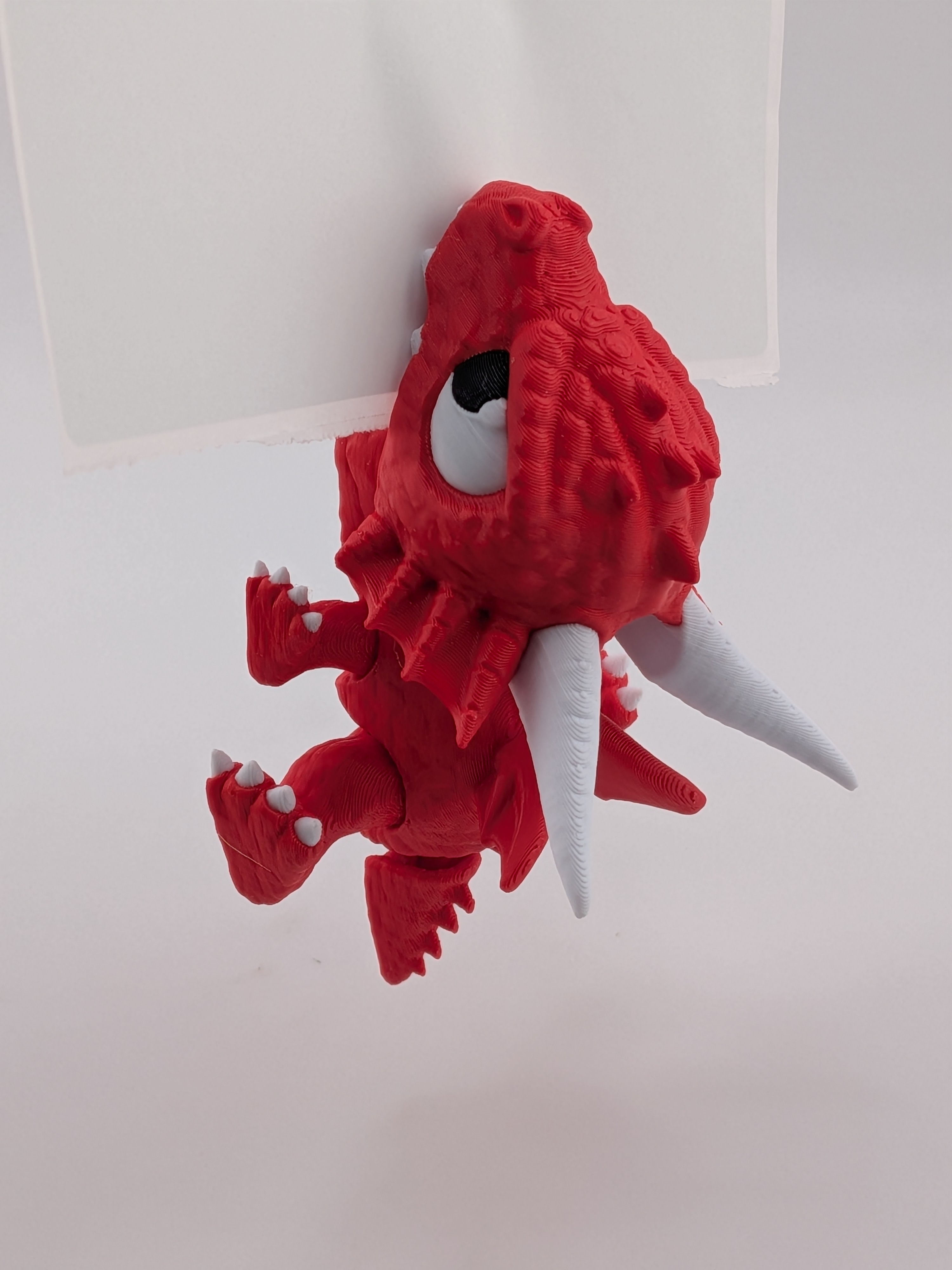 Snap Bite Articulated Animal Fidget Toy Shark Dragon Triceratops Clip