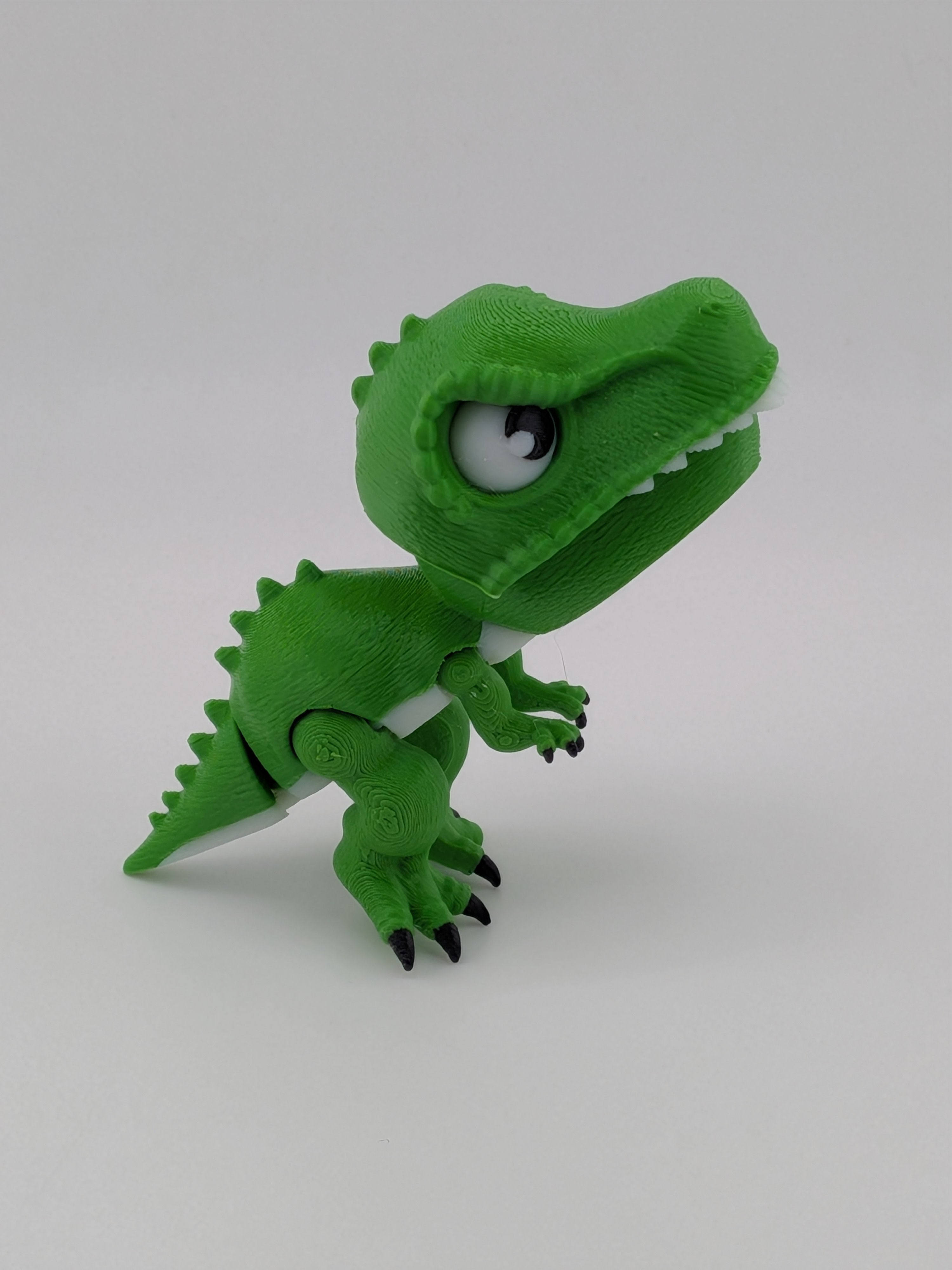 Snap Bite Articulated Animal Fidget Toy Shark Dragon Triceratops Clip