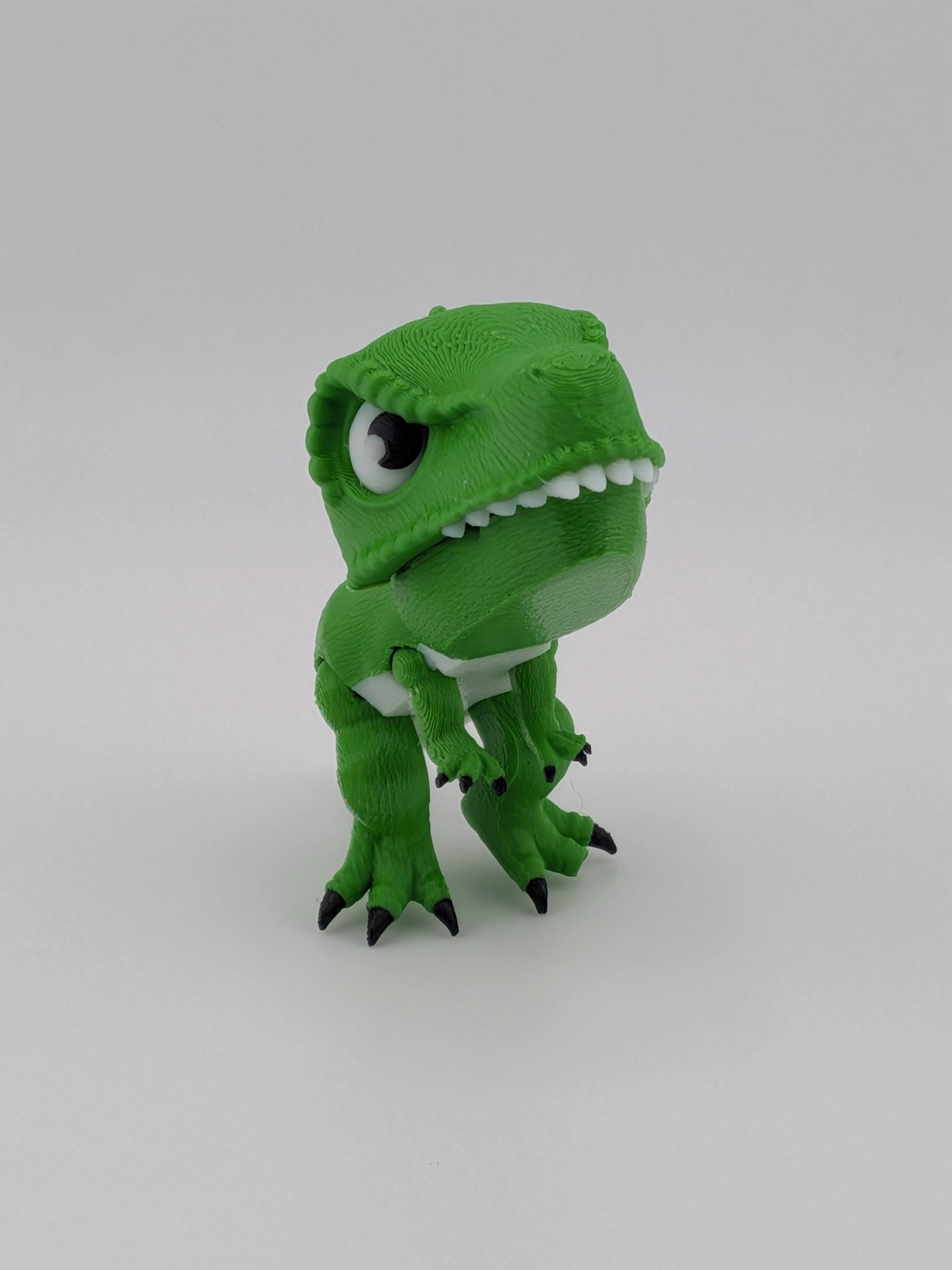 Snap Bite Articulated Animal Fidget Toy Shark Dragon Triceratops Clip