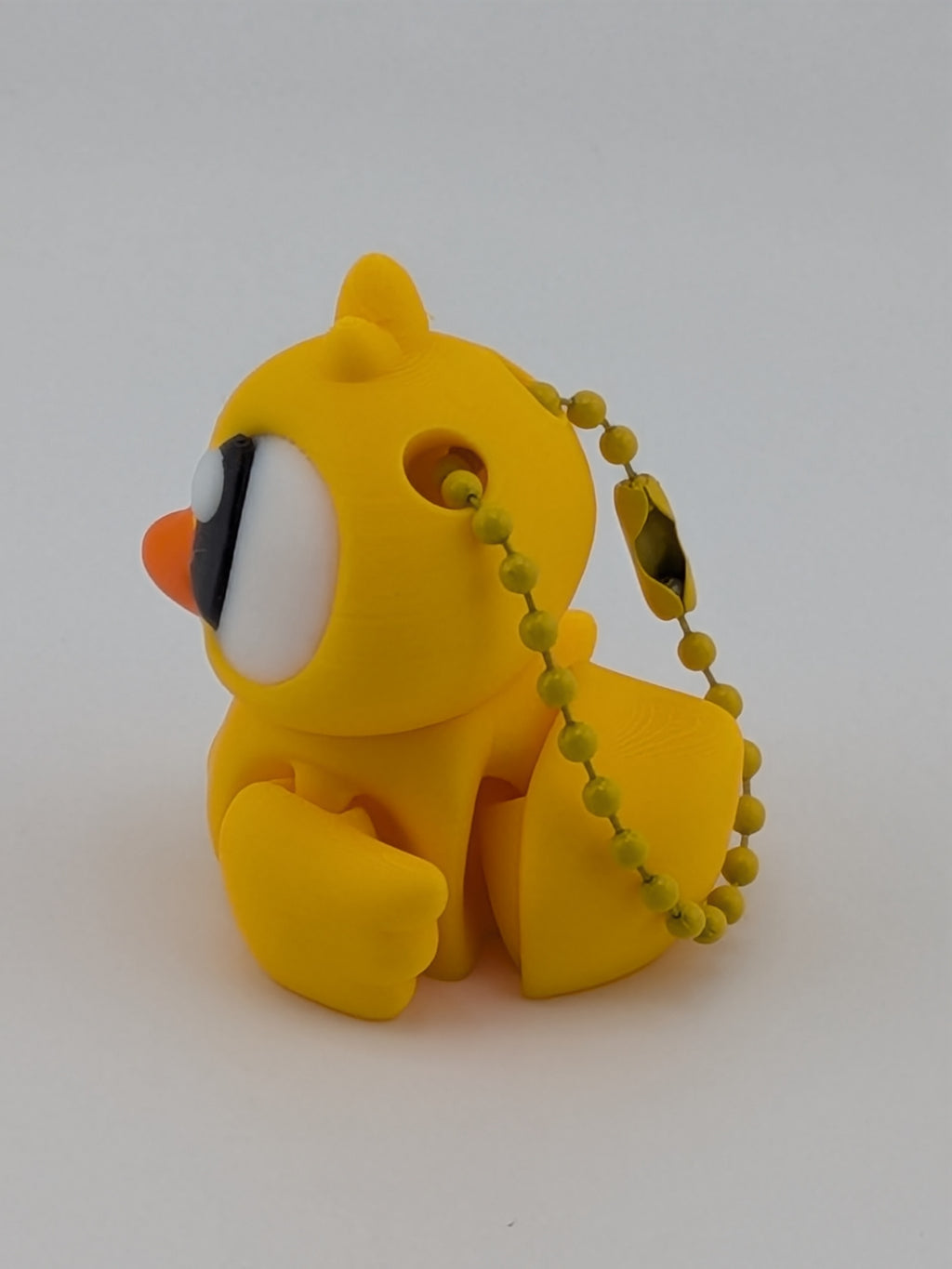 Flexi Duck Keychain Fidget Toy 3D Printed Articulated Bag Charm