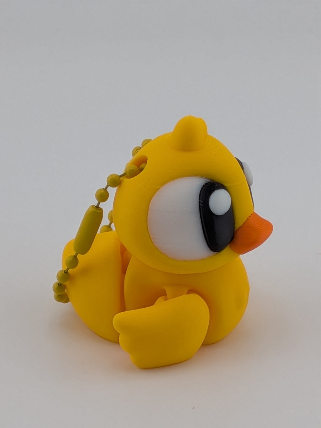 Flexi Duck Keychain Fidget Toy 3D Printed Articulated Bag Charm