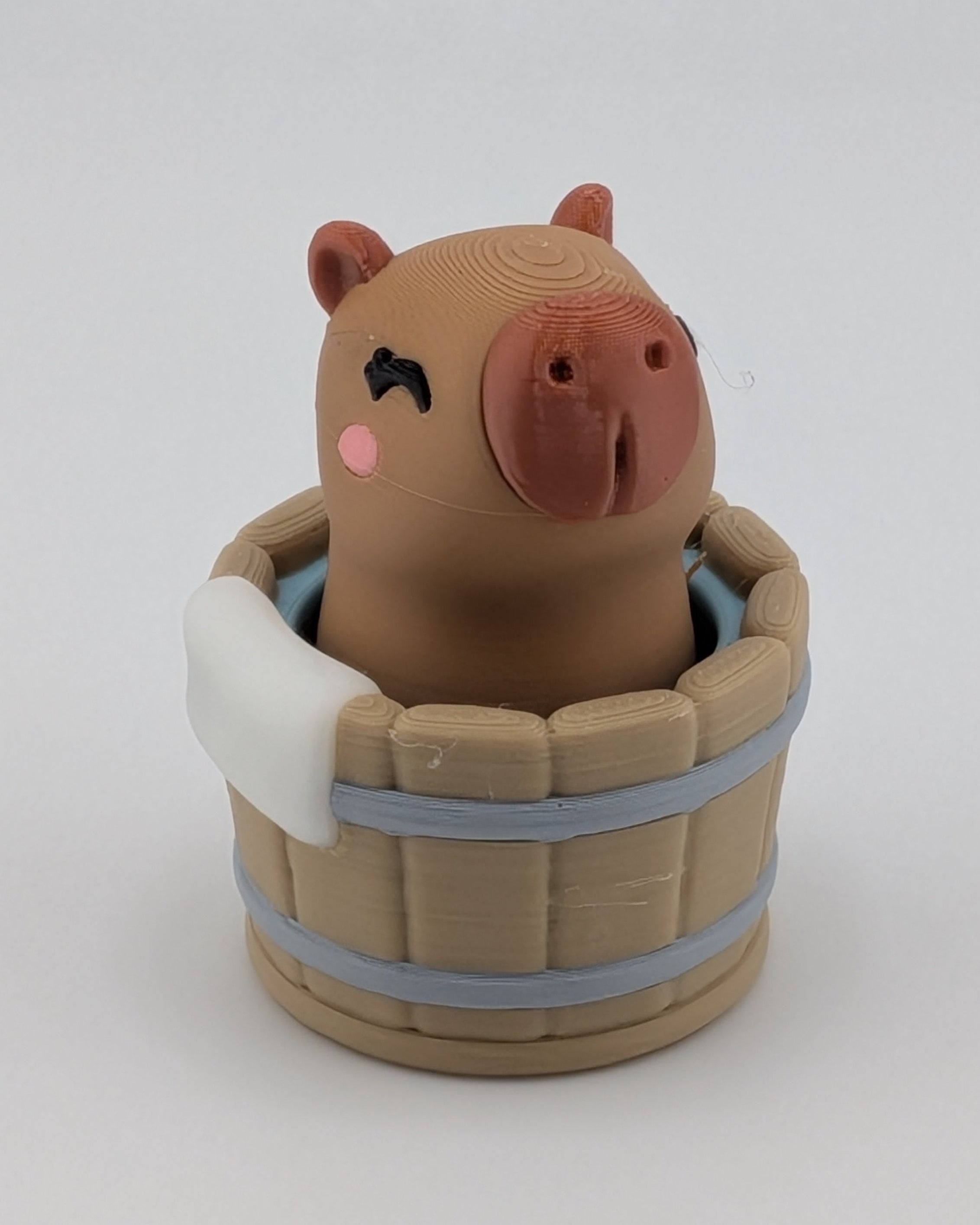 Capybara Hot Springs Fidget Clicker Mechanical Keyboard Switch Desk Toy