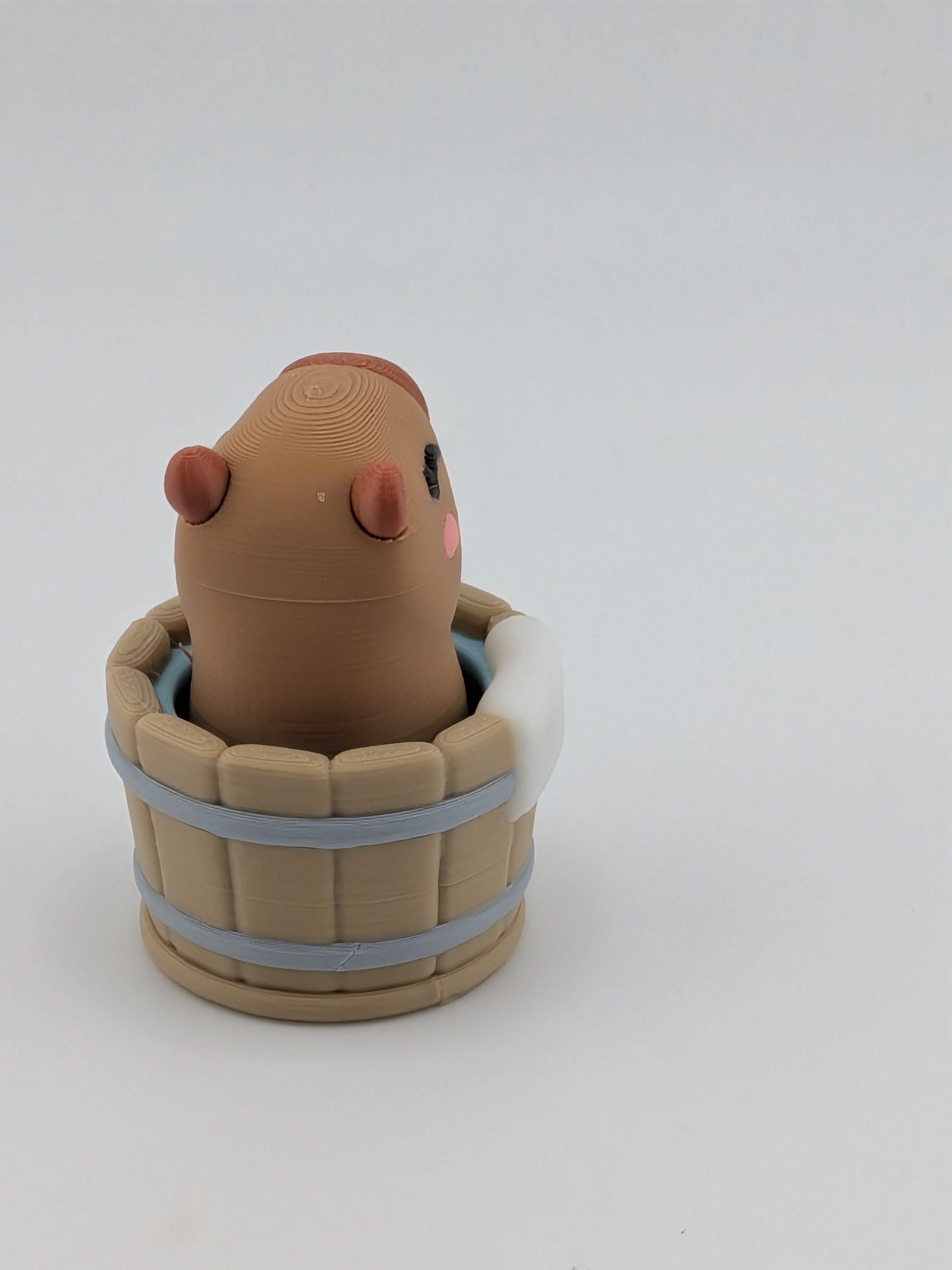 Capybara Hot Springs Fidget Clicker Mechanical Keyboard Switch Desk Toy