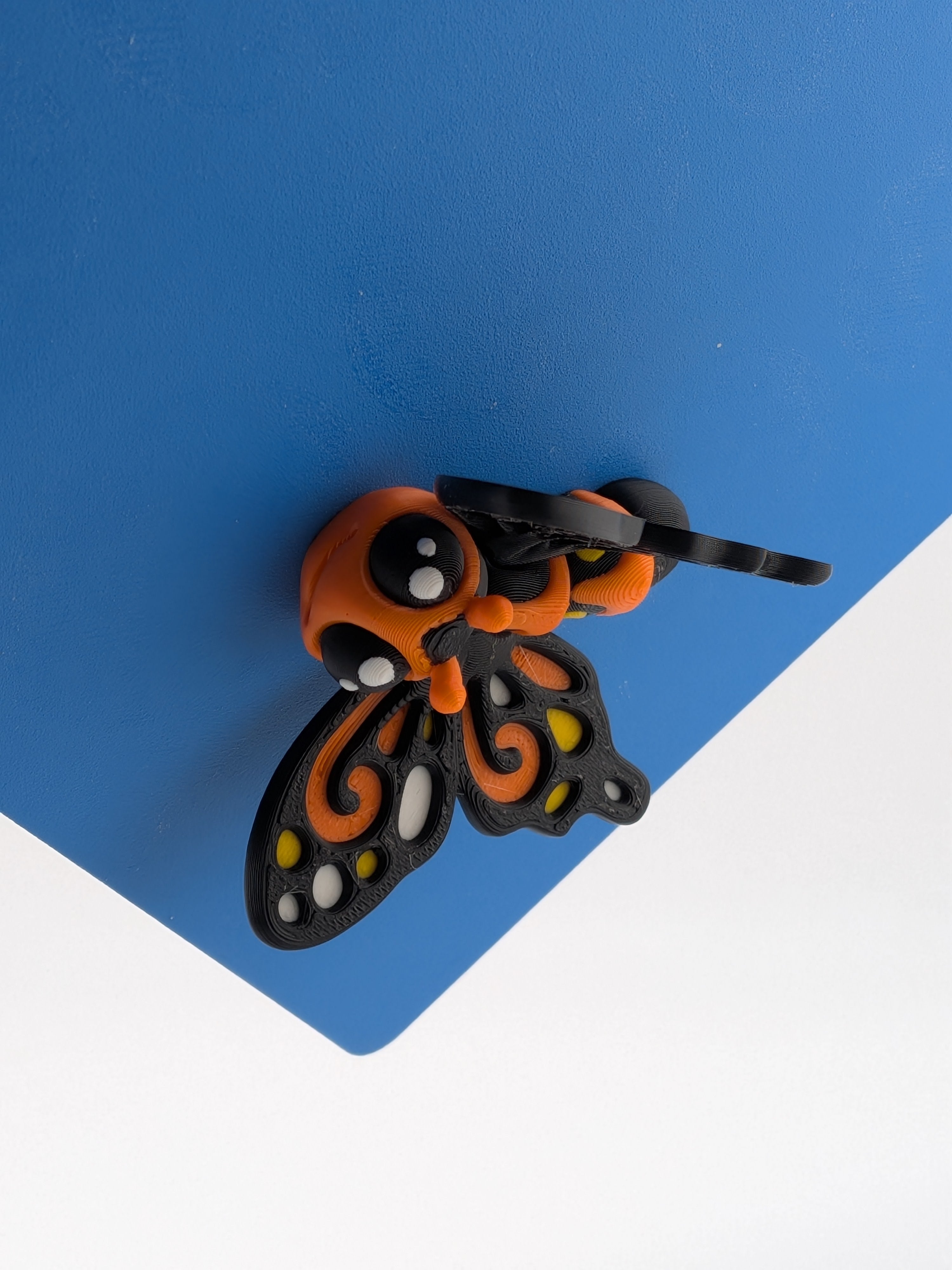 Magnetic Moving Wing Butterfly Fidget 3D Printed Refrigerator Magnet Decor