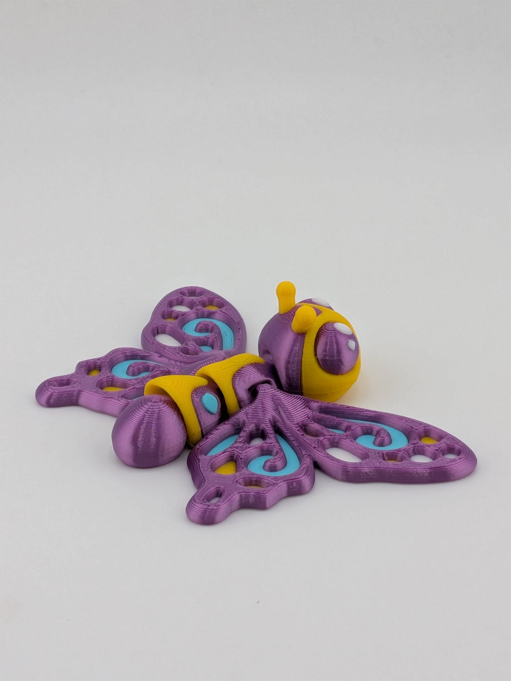 Magnetic Moving Wing Butterfly Fidget 3D Printed Refrigerator Magnet Decor