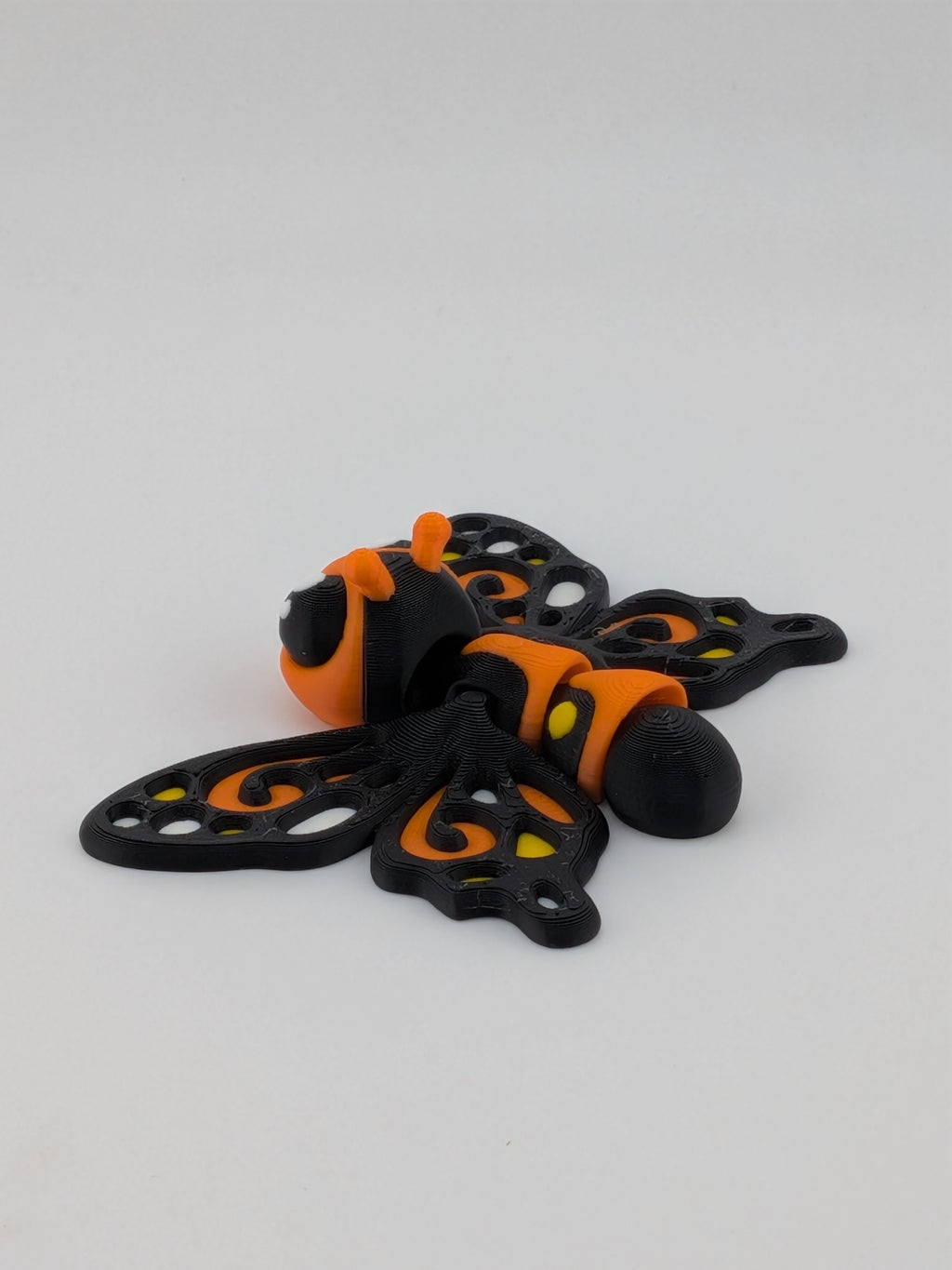 Magnetic Moving Wing Butterfly Fidget 3D Printed Refrigerator Magnet Decor
