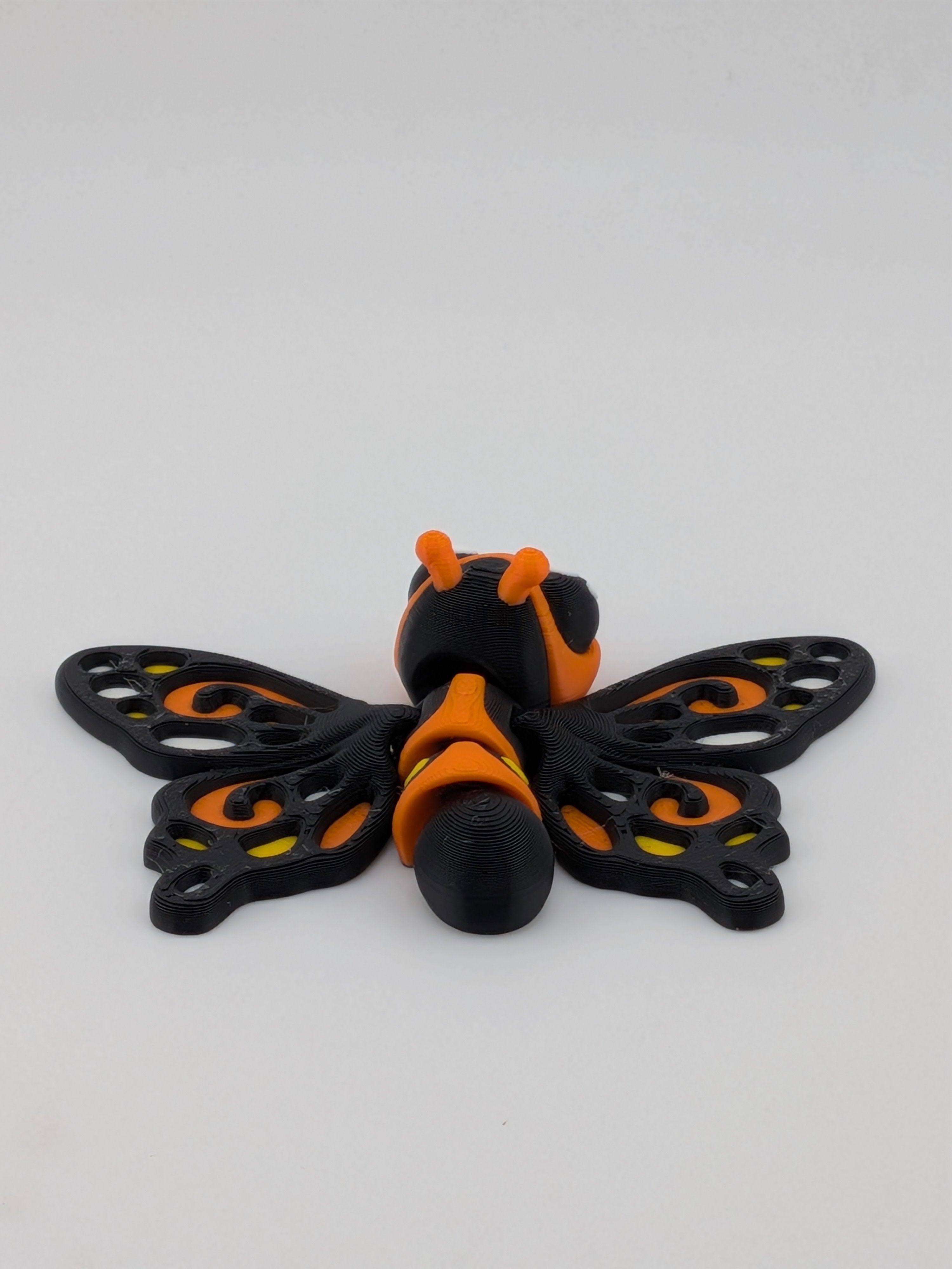 Magnetic Moving Wing Butterfly Fidget 3D Printed Refrigerator Magnet Decor