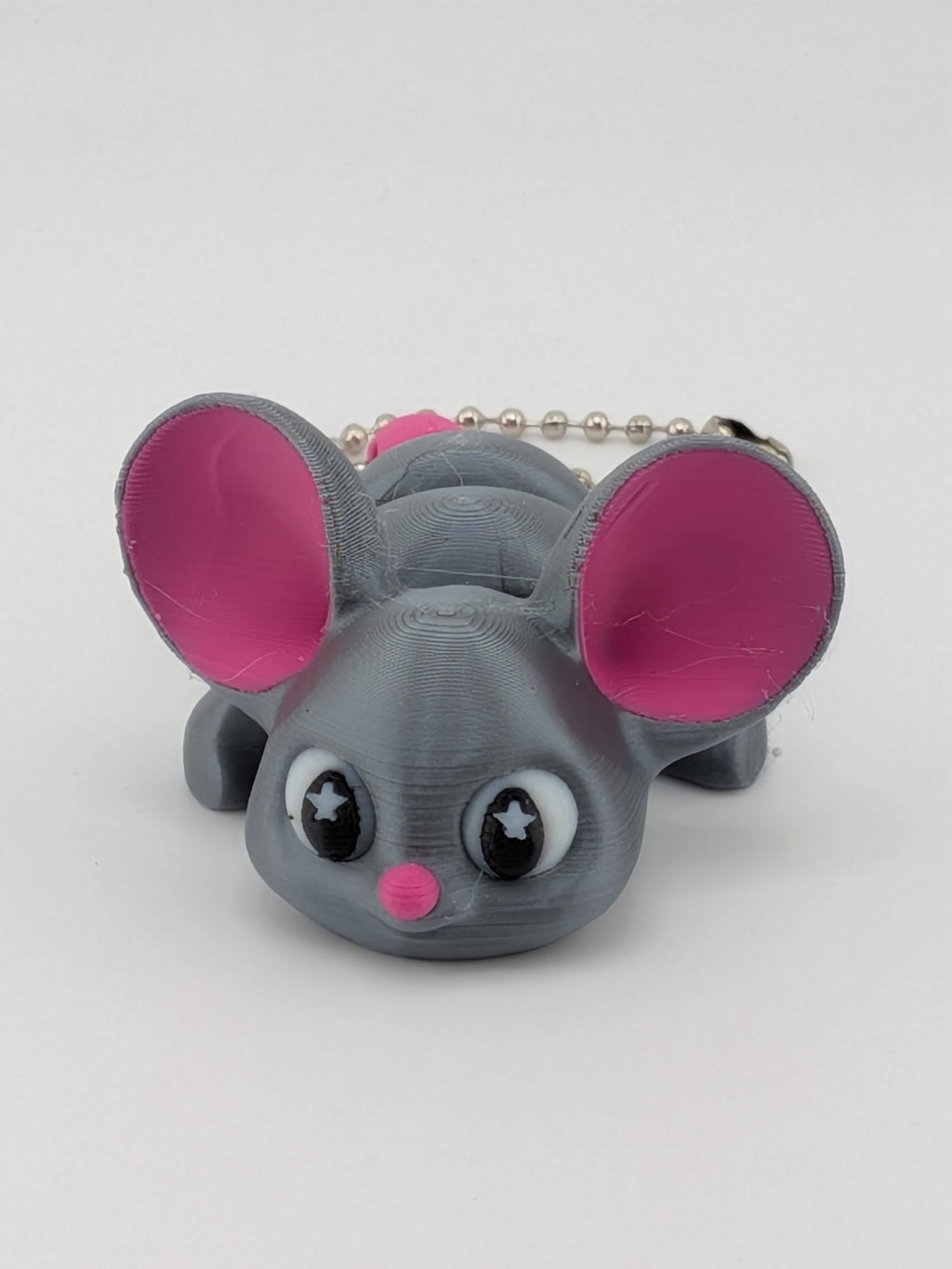 Big Ear Mouse Keychain Fidget Toy 3D Printed Articulated Cute Bag Charm
