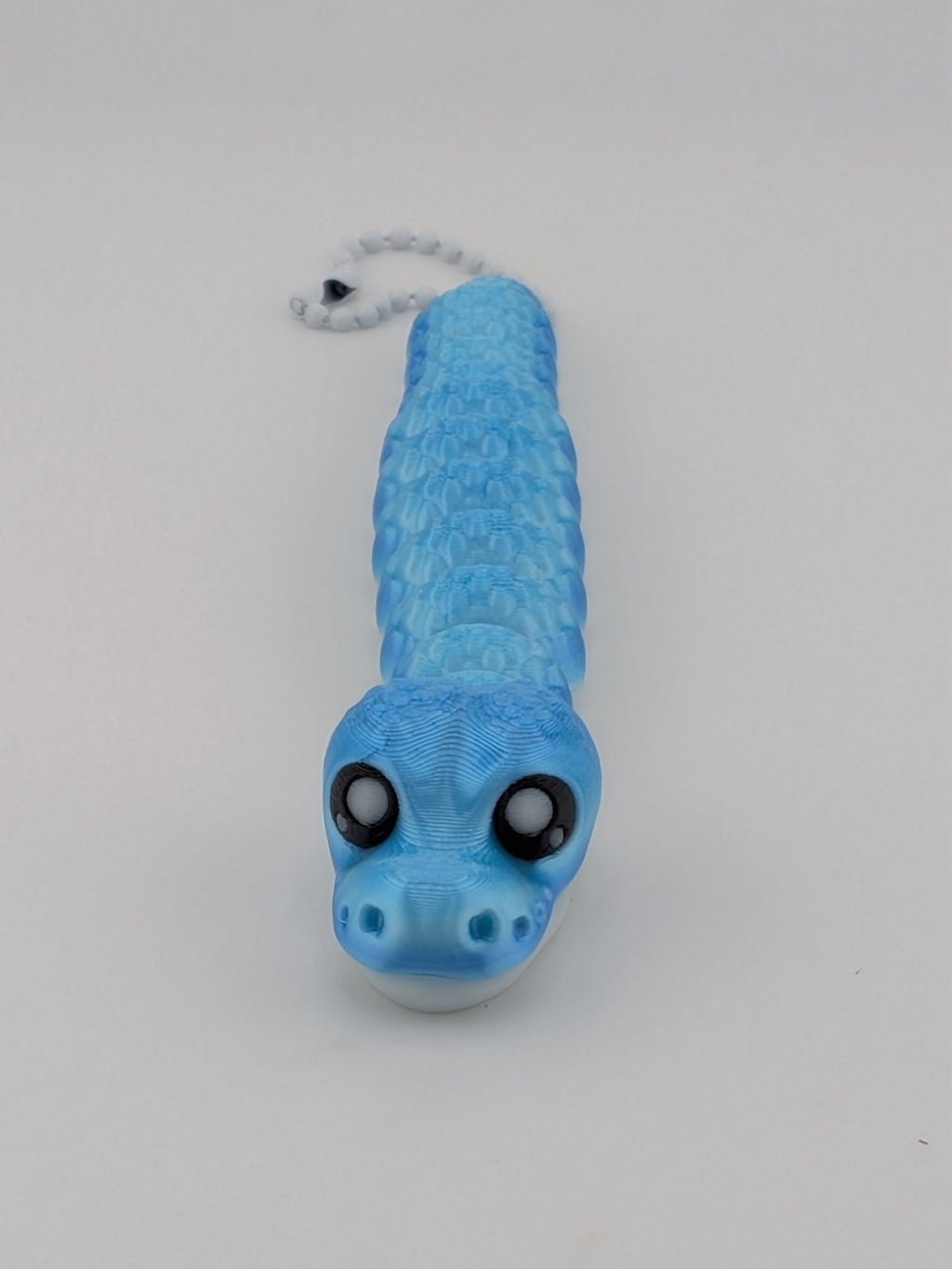 Flexi Snake Keychain Fidget Toy 5 Inch 3D Printed Articulated Bag Charm