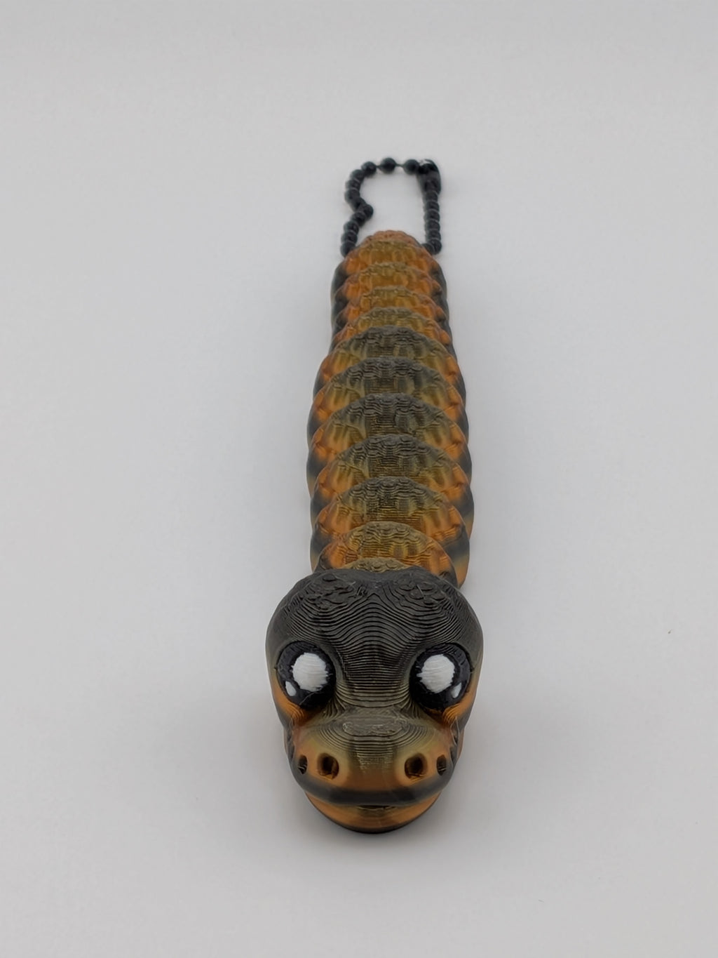 Flexi Snake Keychain Fidget Toy 5 Inch 3D Printed Articulated Bag Charm