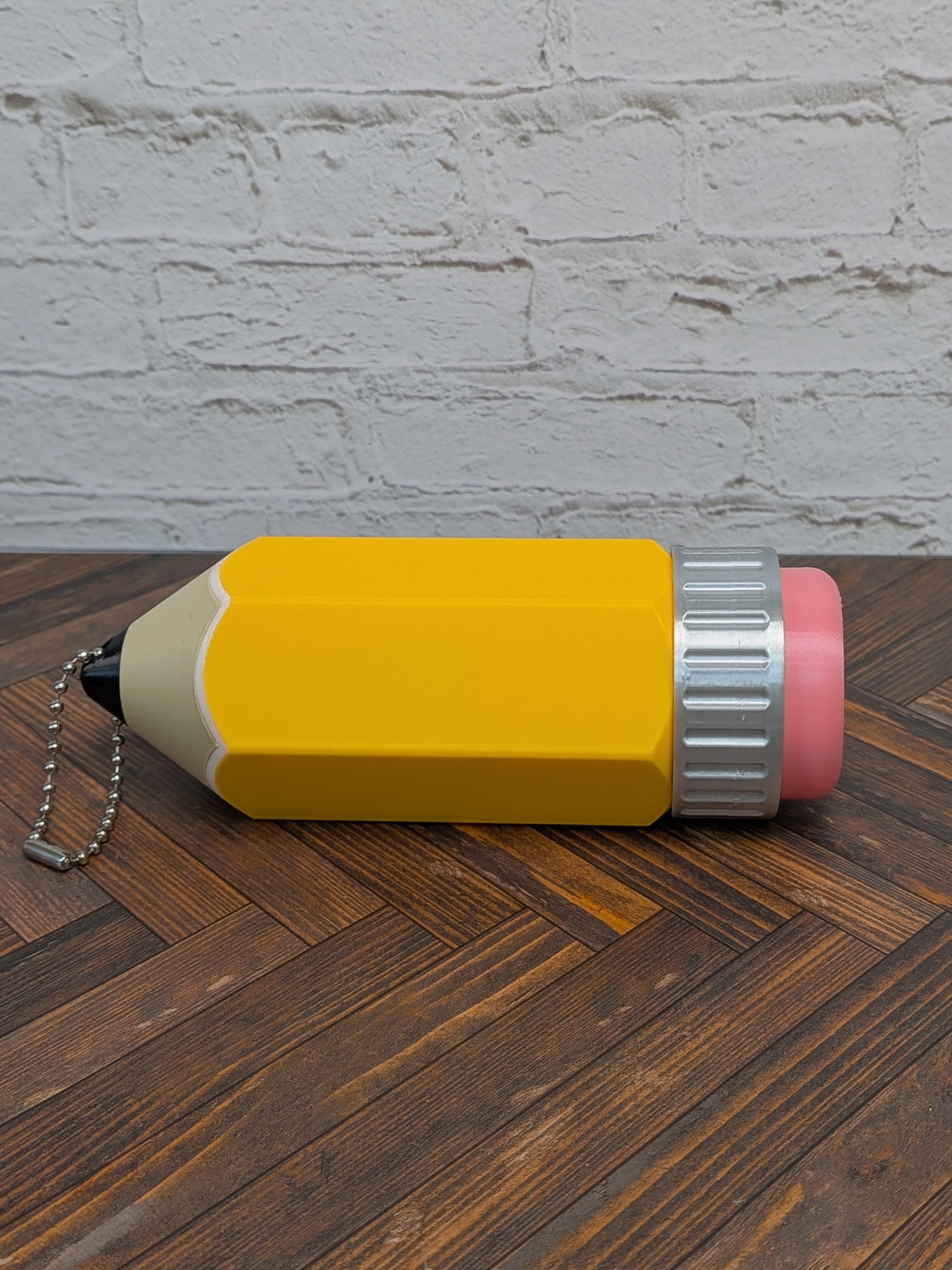 Giant Pencil Keychain Storage Container Mechanical Keyboard Clicker Fidget