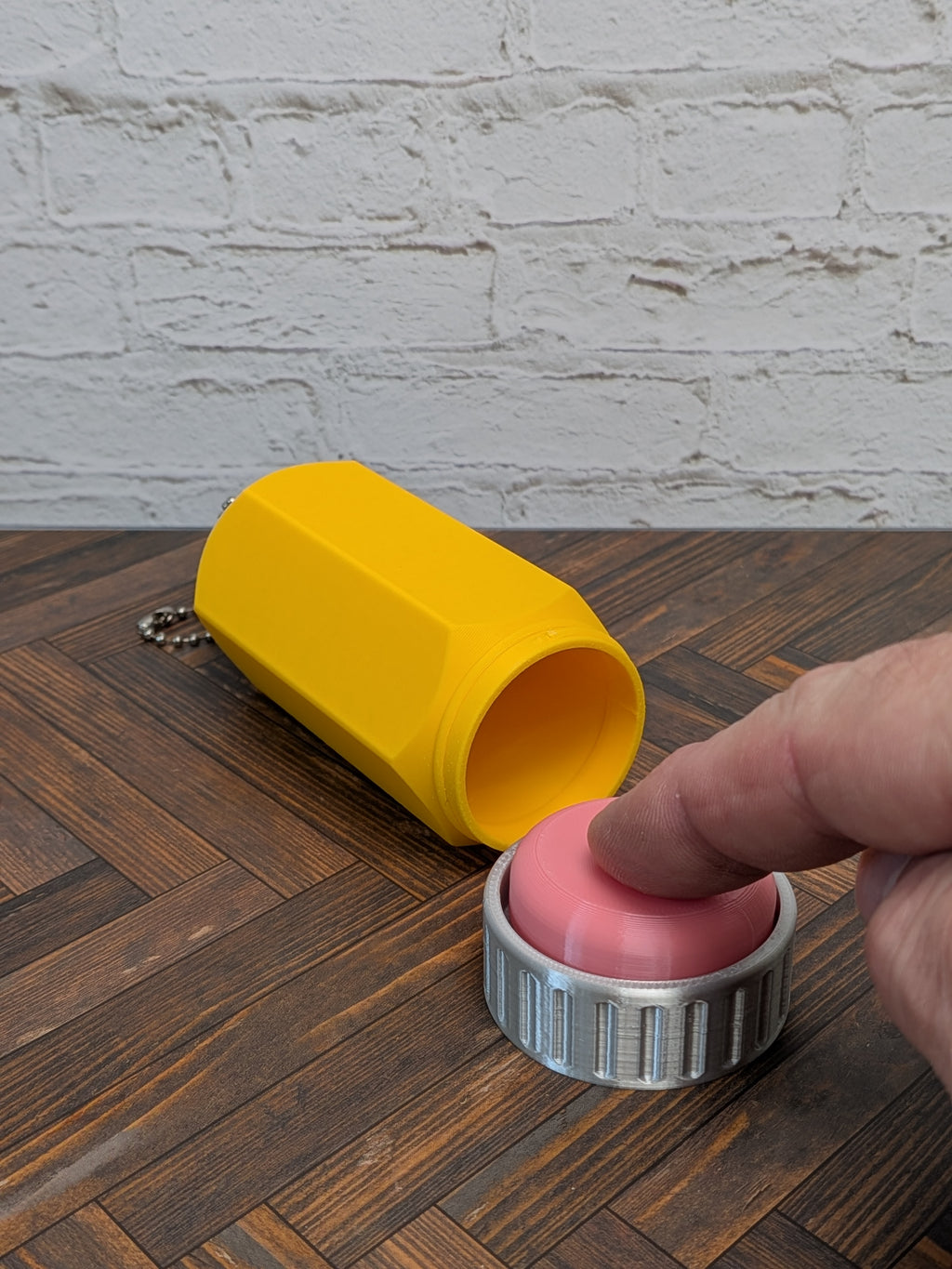 Giant Pencil Keychain Storage Container Mechanical Keyboard Clicker Fidget
