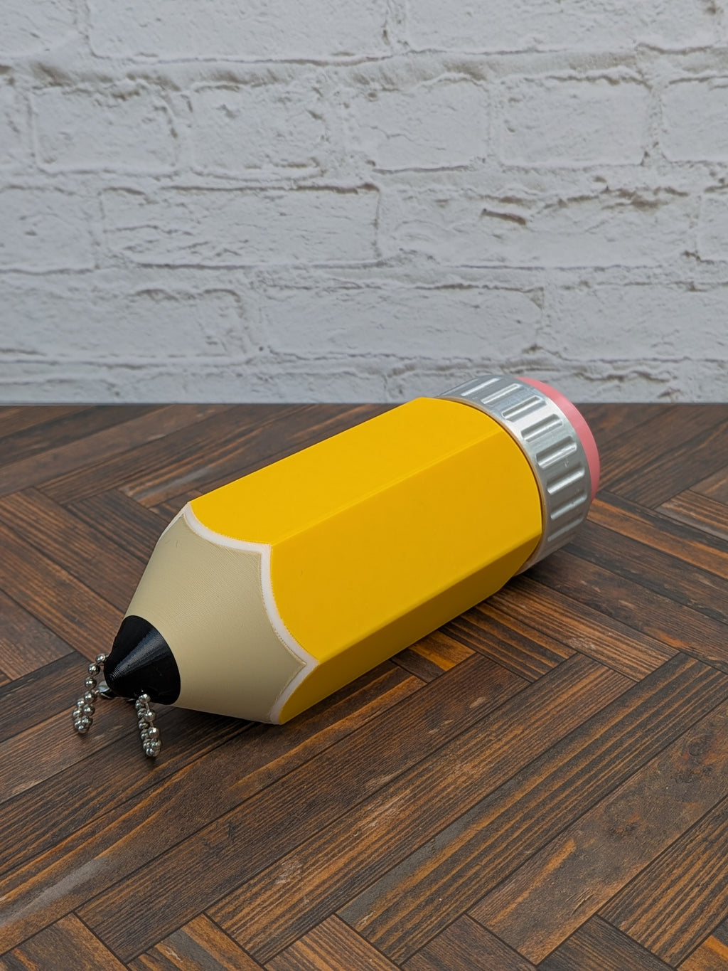 Giant Pencil Keychain Storage Container Mechanical Keyboard Clicker Fidget