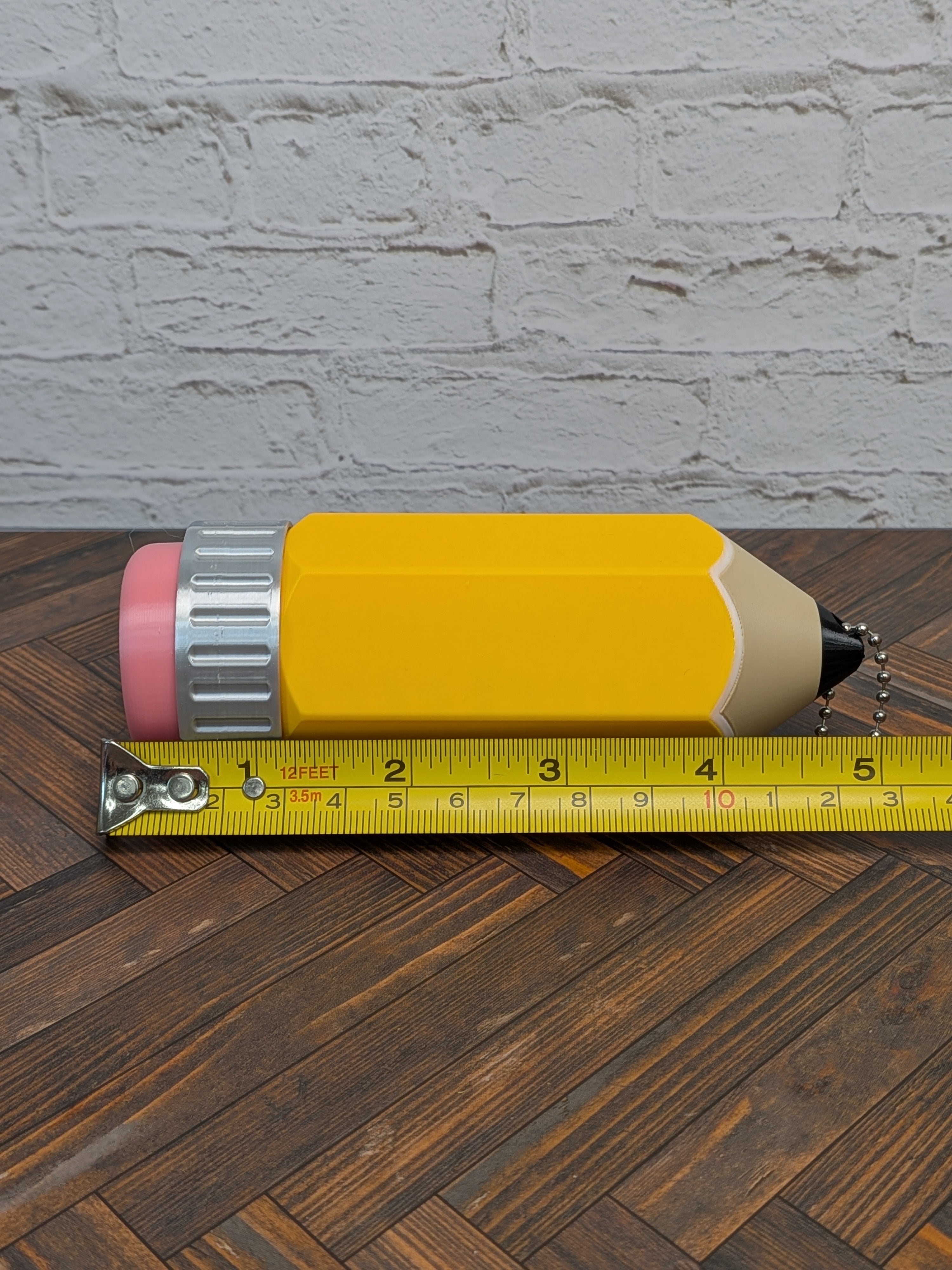Giant Pencil Keychain Storage Container Mechanical Keyboard Clicker Fidget