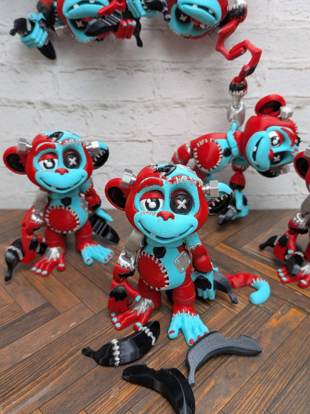 Flexi Factory Frankenchimp 3D Printed Articulated Monkey Monster Fidget Toy