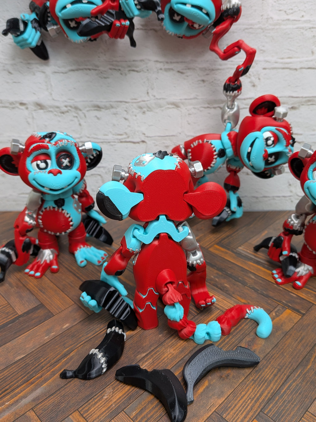 Flexi Factory Frankenchimp 3D Printed Articulated Monkey Monster Fidget Toy
