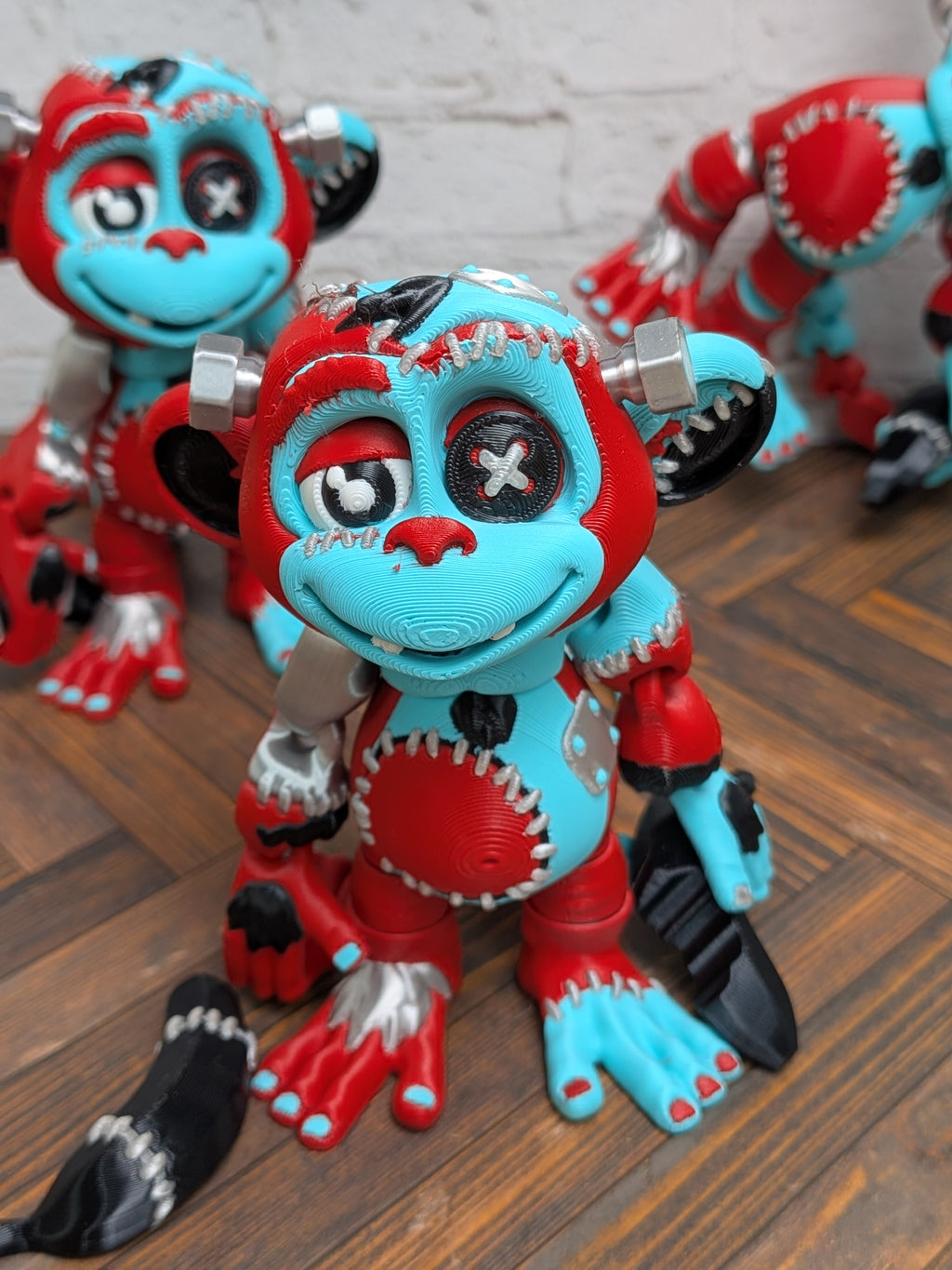 Flexi Factory Frankenchimp 3D Printed Articulated Monkey Monster Fidget Toy