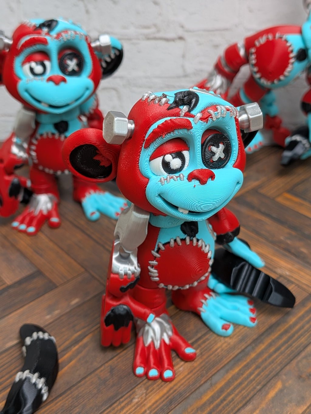 Flexi Factory Frankenchimp 3D Printed Articulated Monkey Monster Fidget Toy