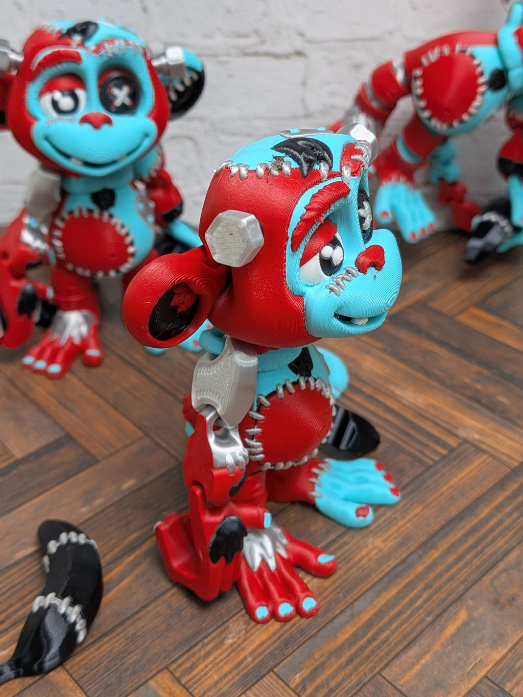 Flexi Factory Frankenchimp 3D Printed Articulated Monkey Monster Fidget Toy