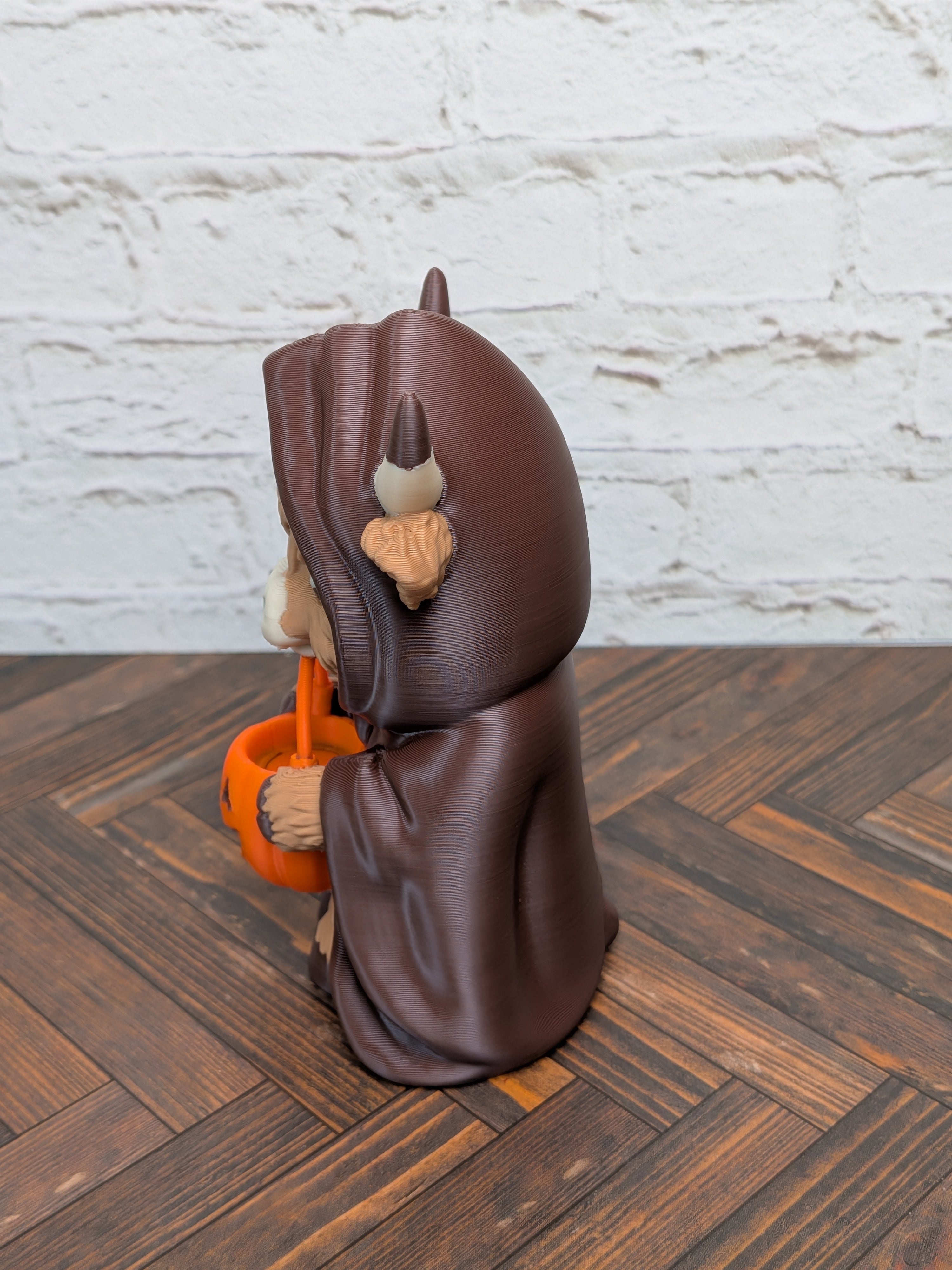 Cloaked Highland Cow Figurine Udderly Dead Series 3D Printed Halloween Desk Decor