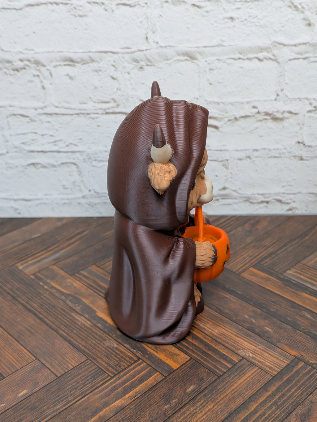 Cloaked Highland Cow Figurine Udderly Dead Series 3D Printed Halloween Desk Decor