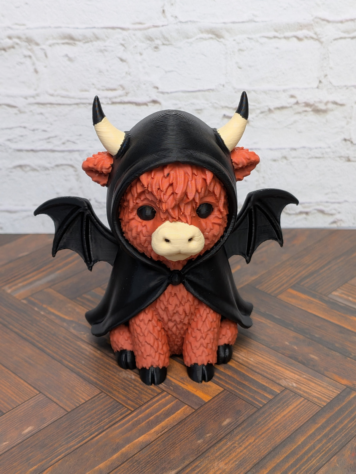 Udderly Dead Highland Cow Figurines 3D Printed Halloween Herd Ghost Mummy Bat Zombie Decor